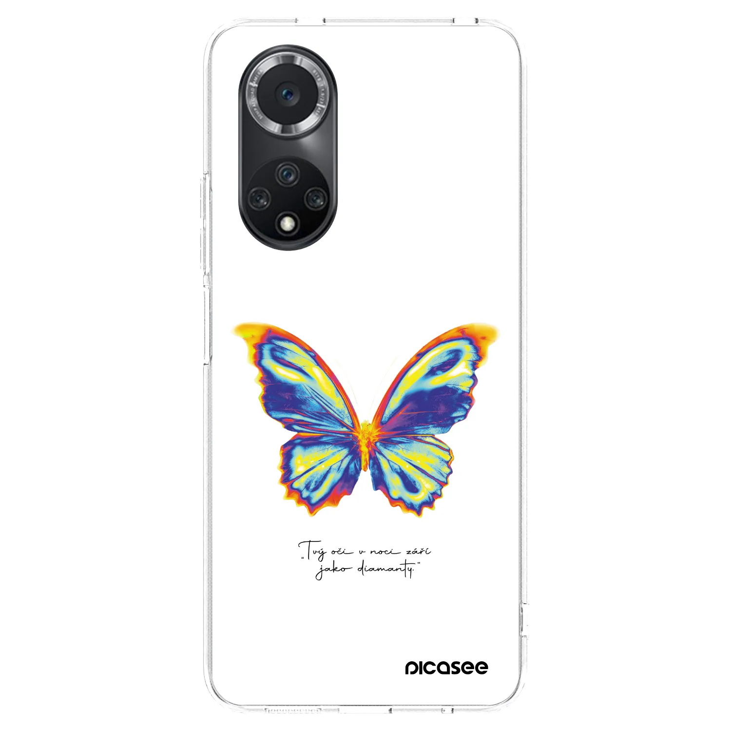 Picasee διαφανής θήκη σιλικόνης Huawei Nova 9 SE - Diamanty White