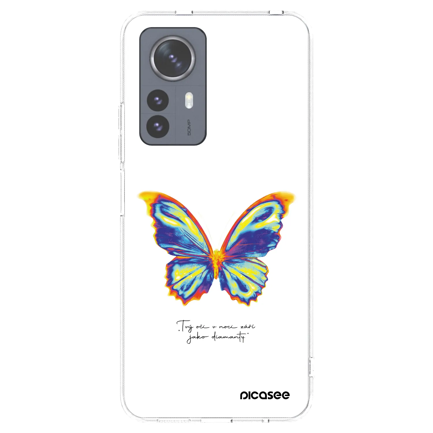 Picasee διαφανής θήκη σιλικόνης Xiaomi 12 Pro - Diamanty White