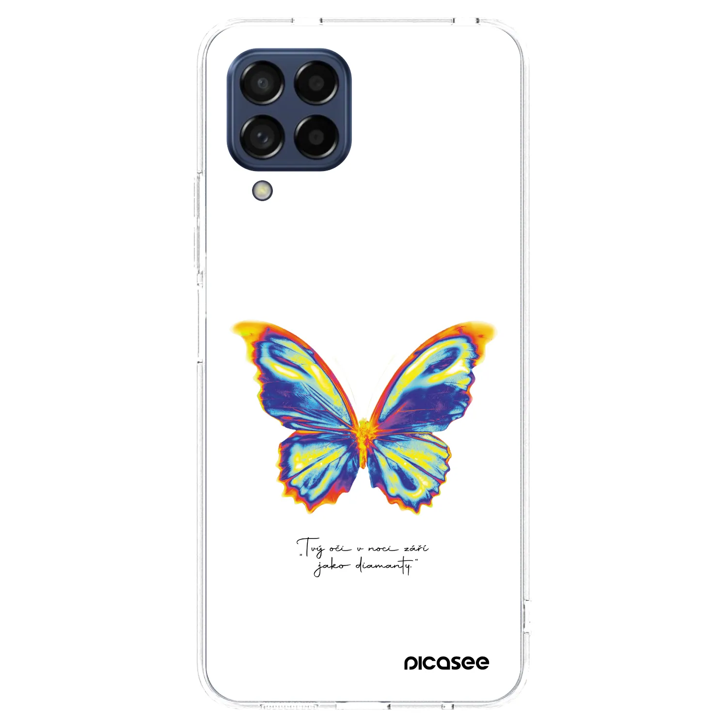 Picasee διαφανής θήκη σιλικόνης Samsung Galaxy M53 5G - Diamanty White
