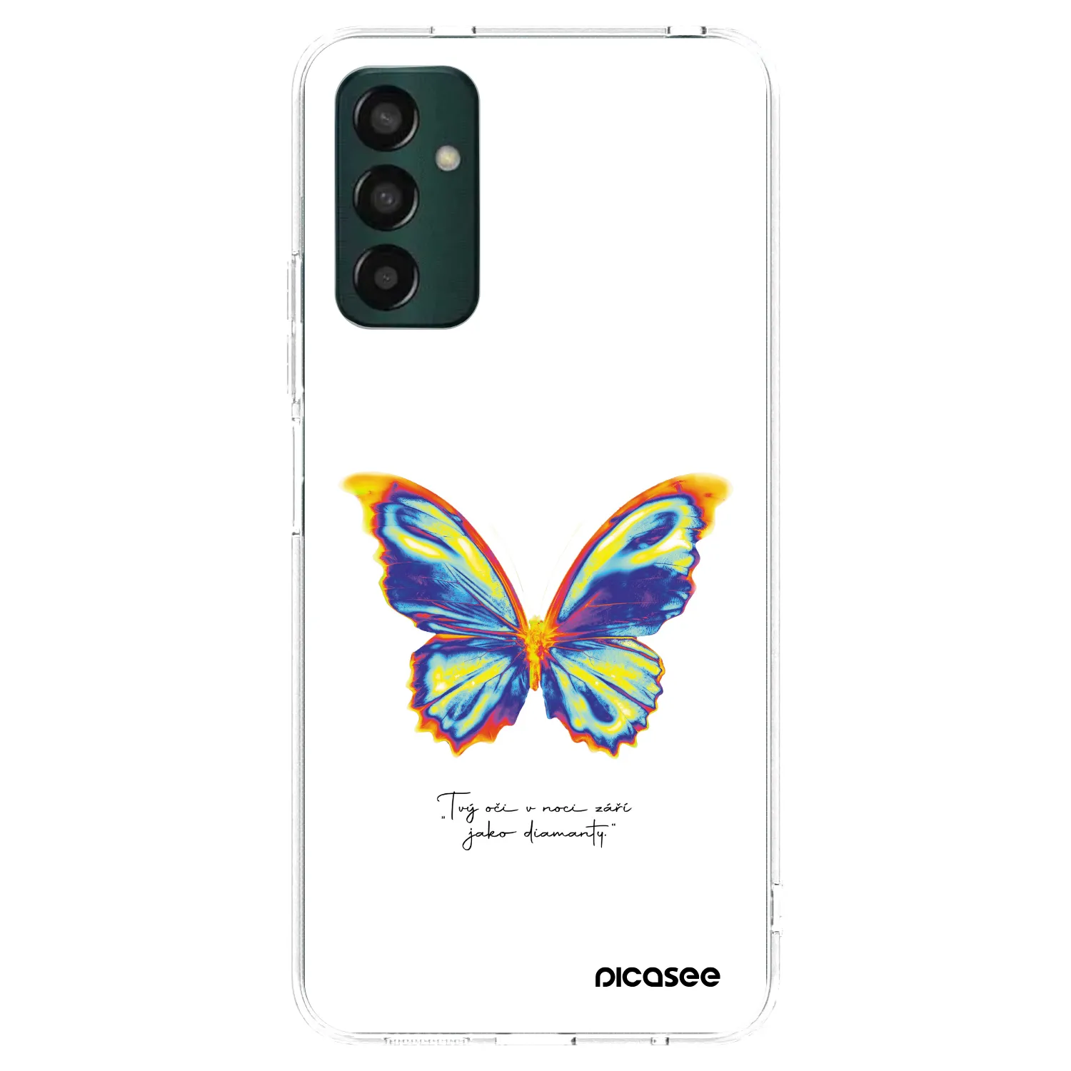 Picasee διαφανής θήκη σιλικόνης Samsung Galaxy M23 5G - Diamanty White