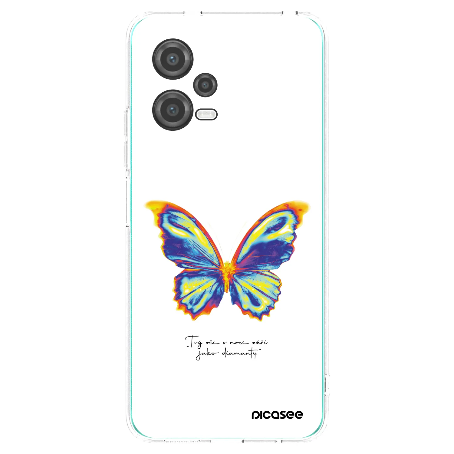Picasee διαφανής θήκη σιλικόνης Xiaomi Poco X5 - Diamanty White