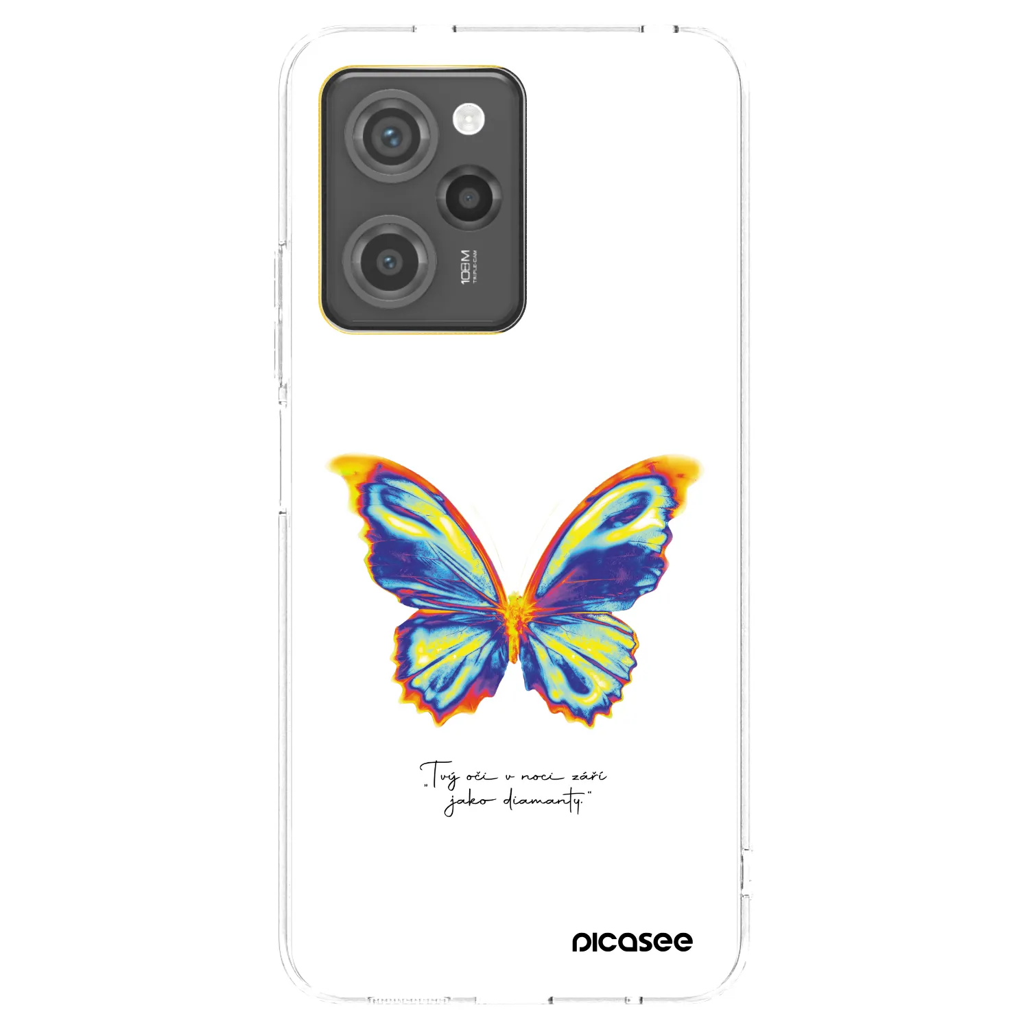 Picasee διαφανής θήκη σιλικόνης Xiaomi Poco X5 Pro - Diamanty White