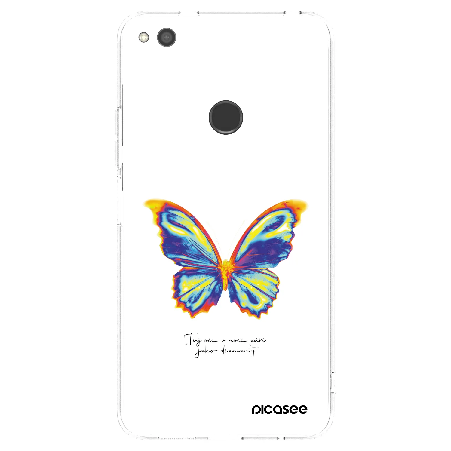 Picasee διαφανής θήκη σιλικόνης Huawei P9 Lite 2017 - Diamanty White