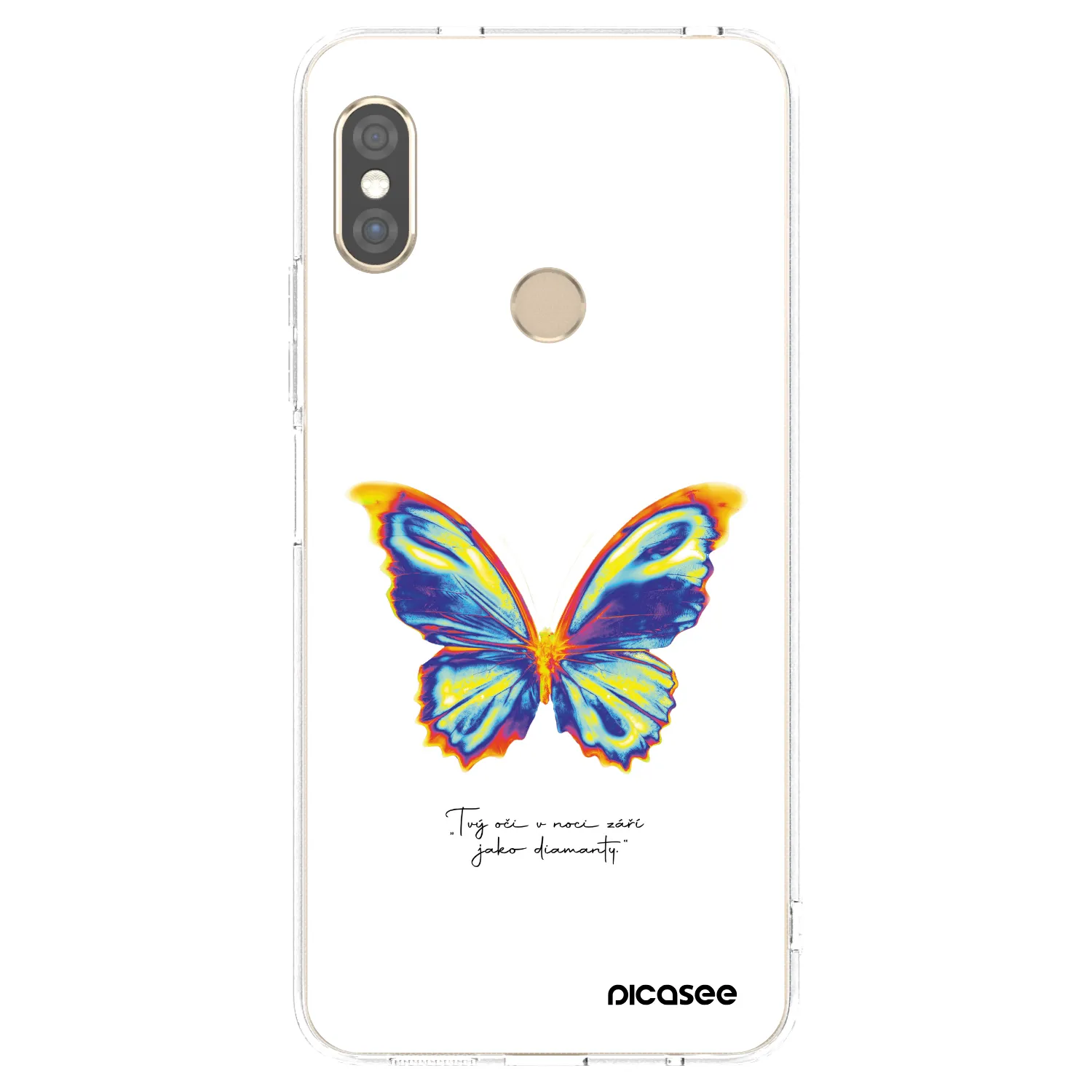 Picasee διαφανής θήκη σιλικόνης Xiaomi Redmi Note 5 Global - Diamanty White