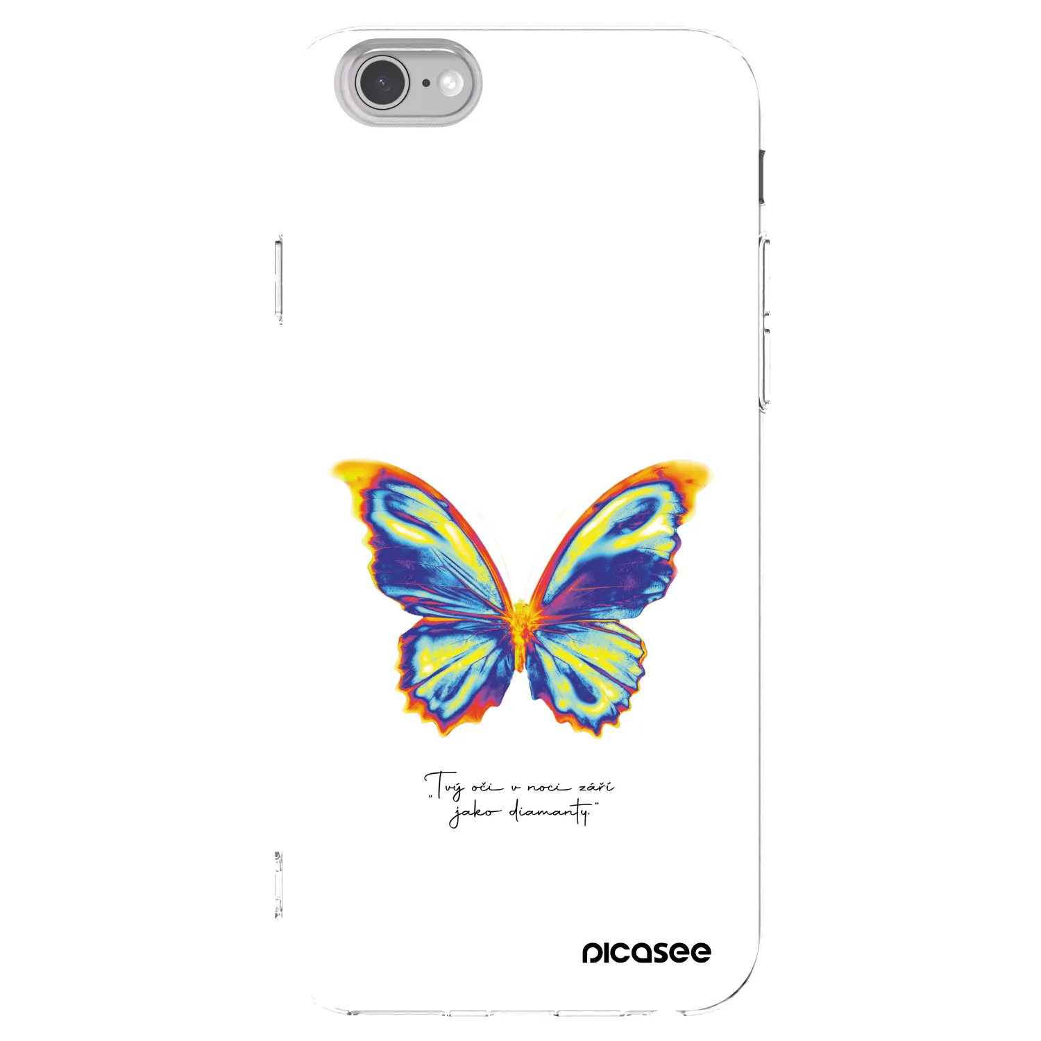 Picasee διαφανής θήκη σιλικόνης Apple iPhone 6/6S - Diamanty White