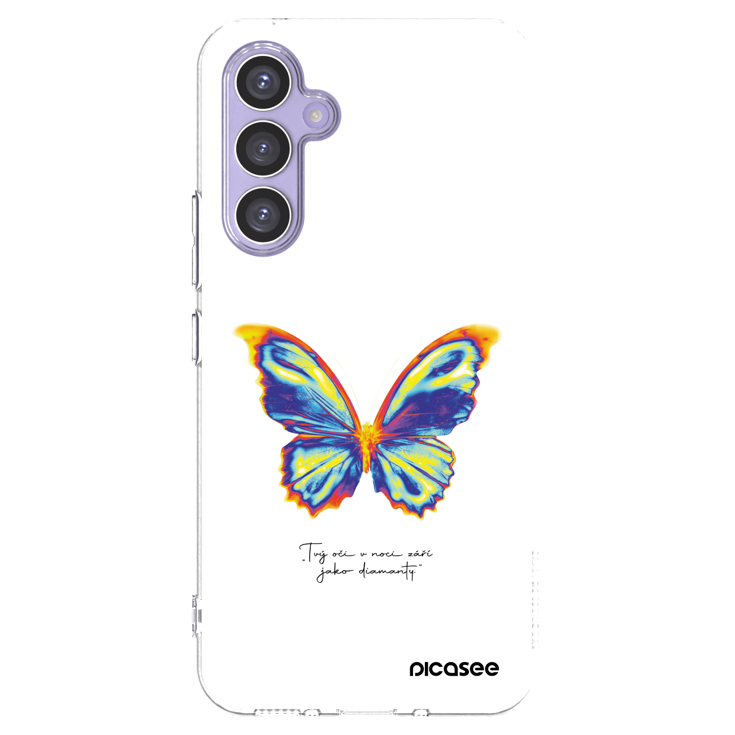 Picasee διαφανής θήκη σιλικόνης Samsung Galaxy A54 5G A546B - Diamanty White