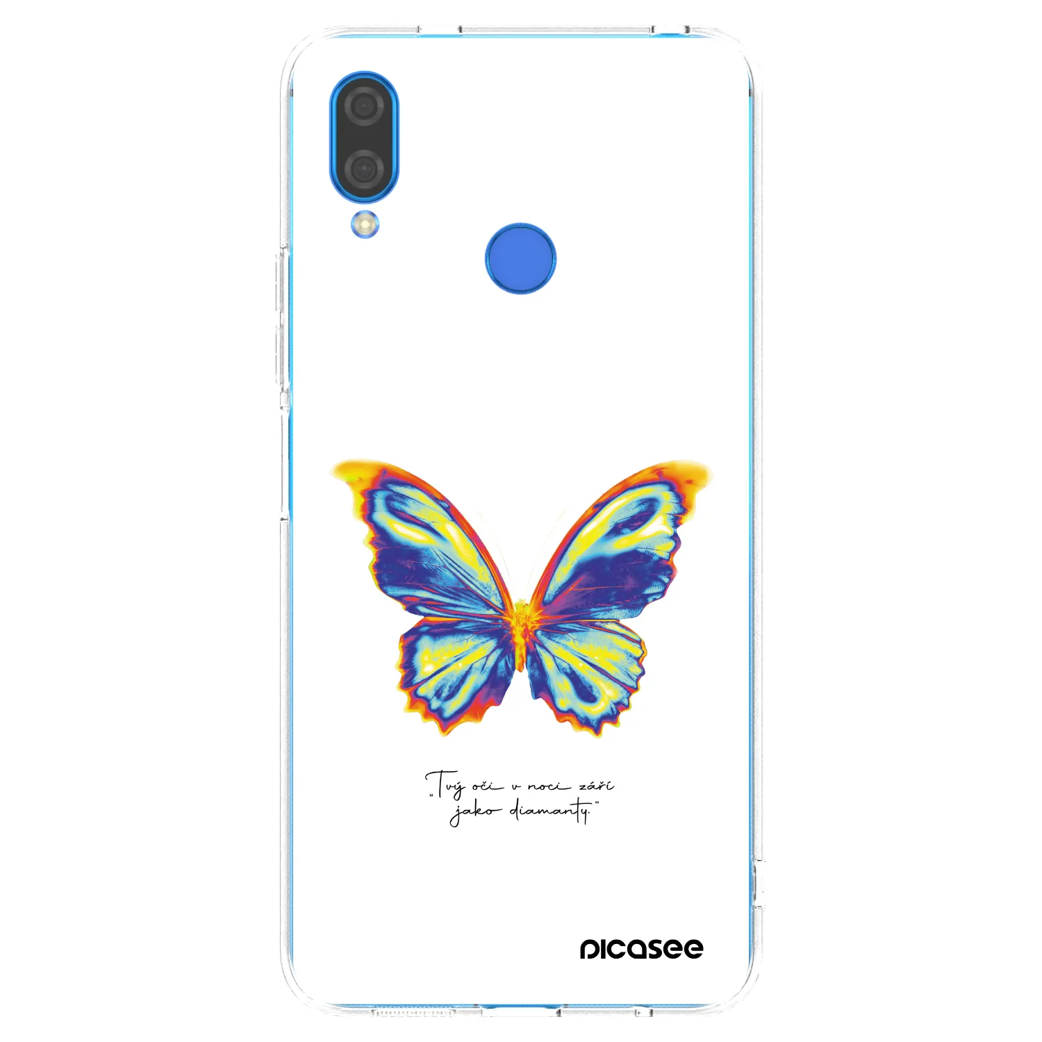 Picasee διαφανής θήκη σιλικόνης Huawei Nova 3 - Diamanty White
