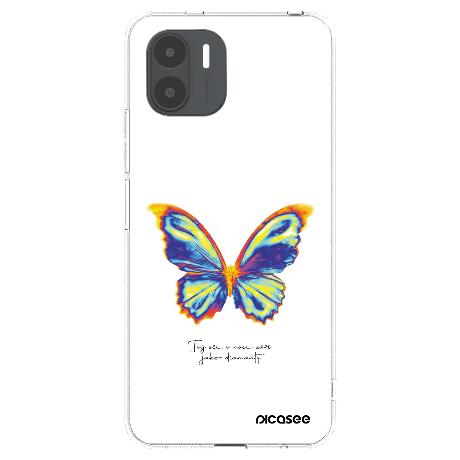 Picasee διαφανής θήκη σιλικόνης Xiaomi Redmi A2 - Diamanty White