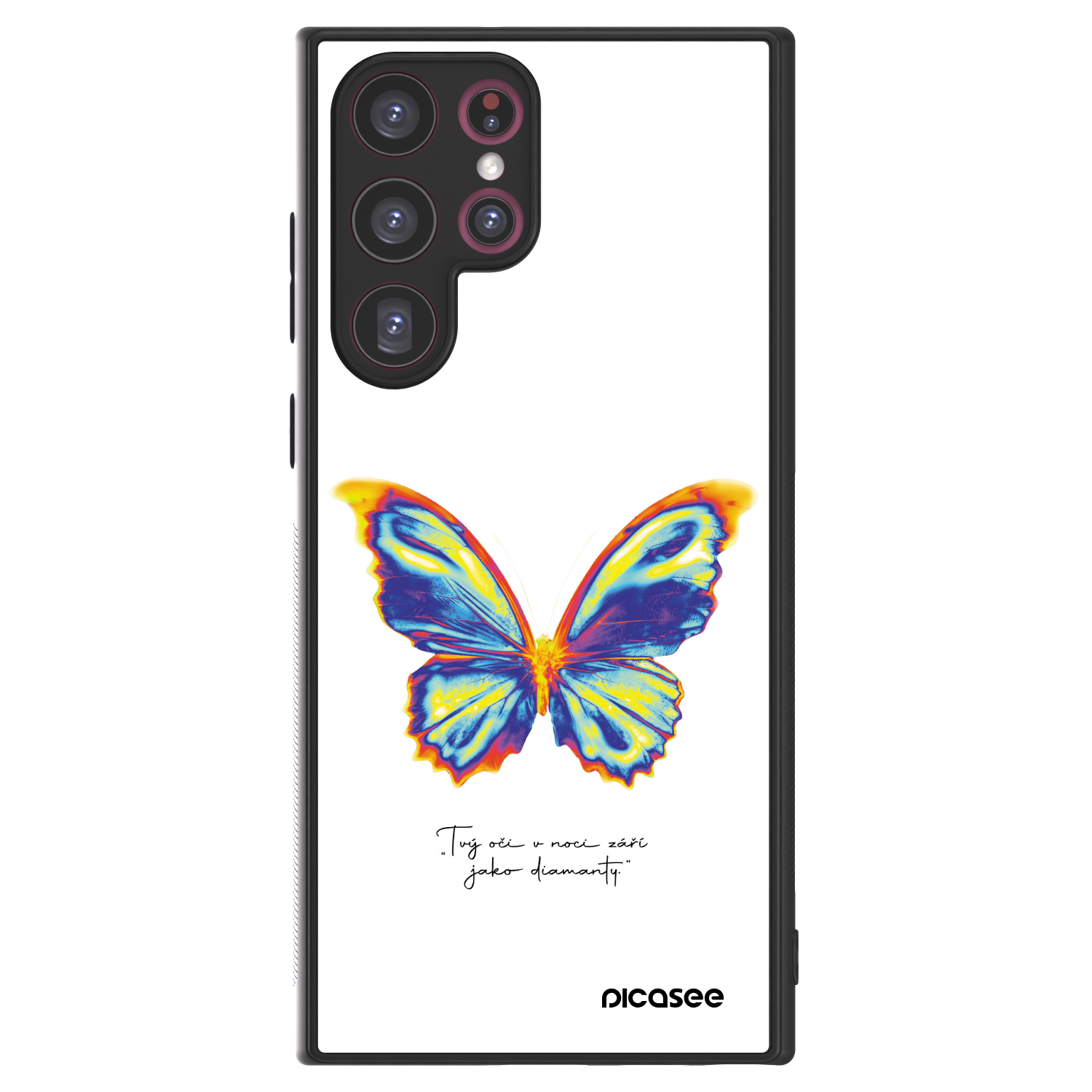 Picasee ULTIMATE CASE PowerShare για Samsung Galaxy S22 Ultra 5G - Diamanty White