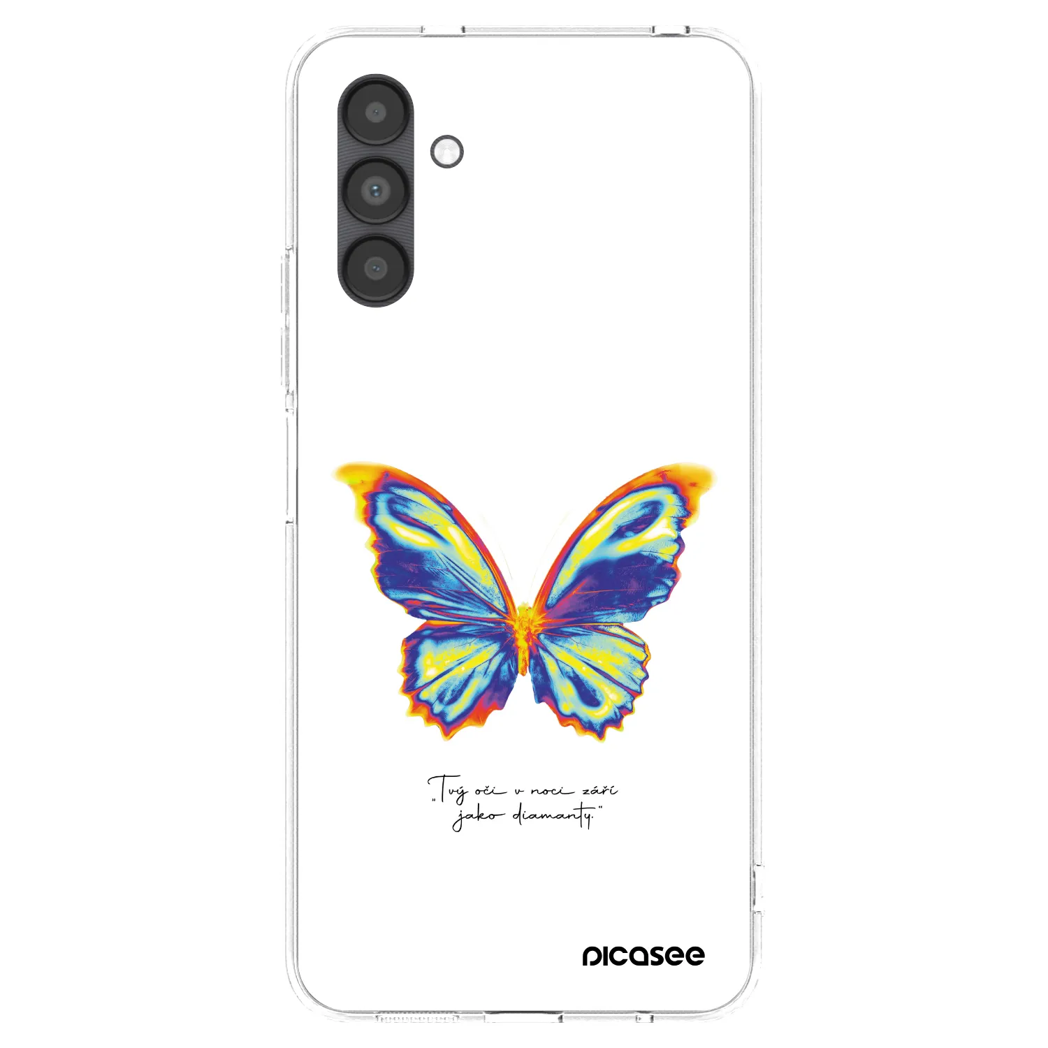 Picasee διαφανής θήκη σιλικόνης Samsung Galaxy A04s A047F - Diamanty White