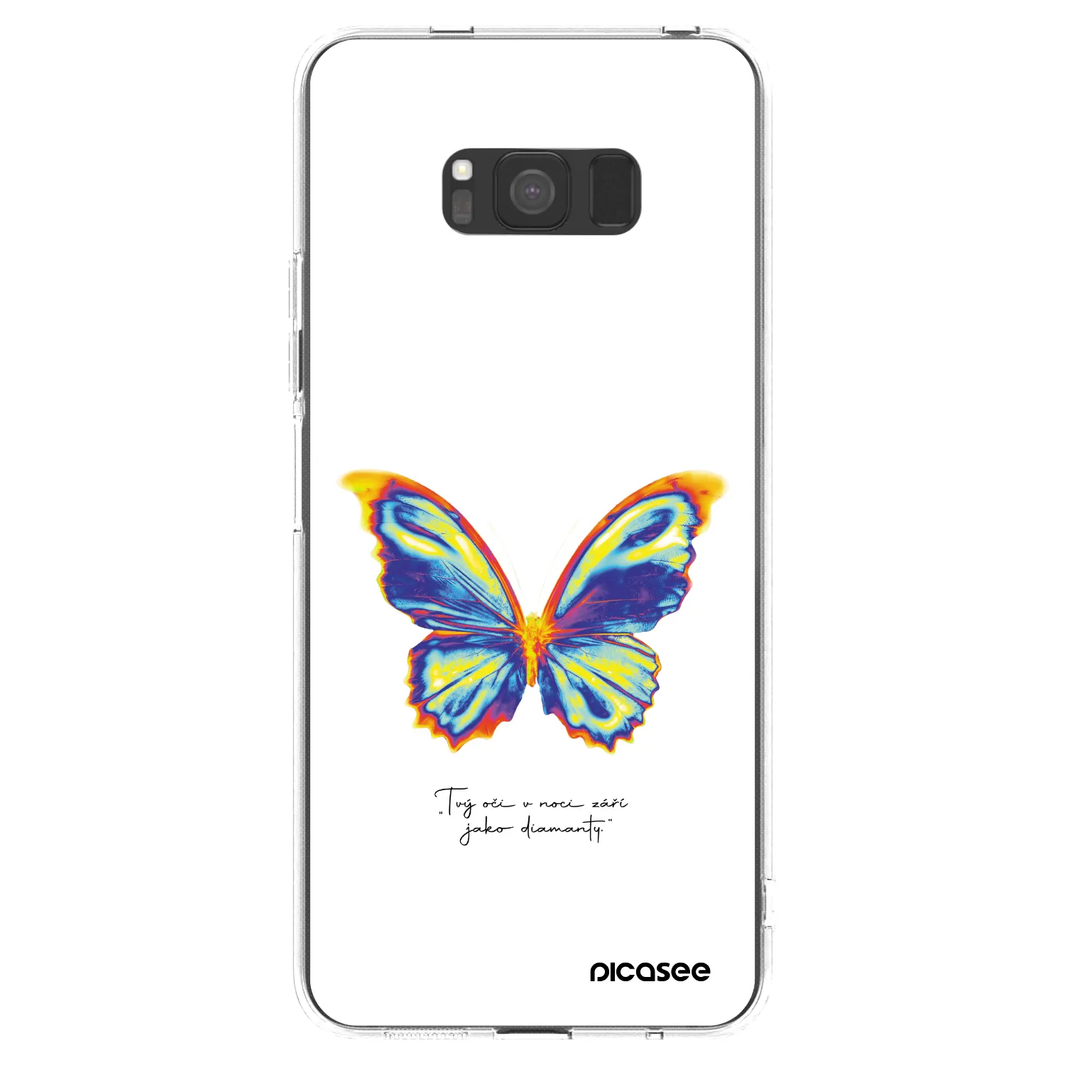 Picasee διαφανής θήκη σιλικόνης Samsung Galaxy S8 G950F - Diamanty White