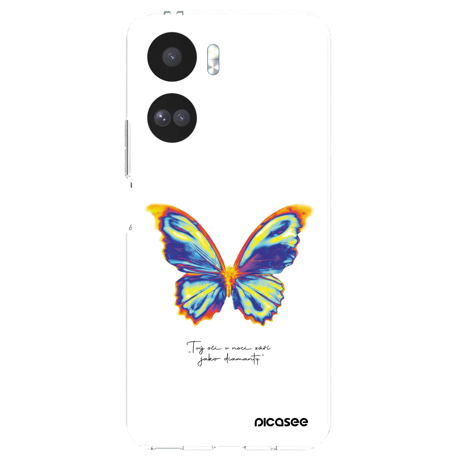 Picasee διαφανής θήκη σιλικόνης Honor 90 Lite 5G - Diamanty White