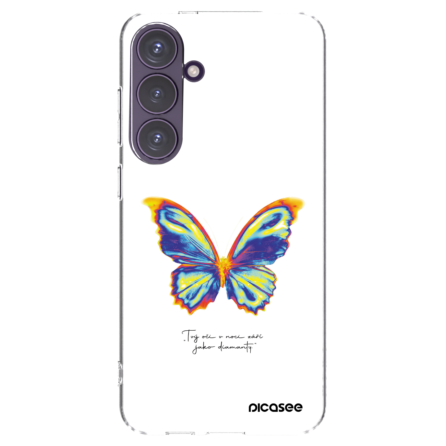 Picasee διαφανής θήκη σιλικόνης Samsung Galaxy S24+ S926B 5G - Diamanty White