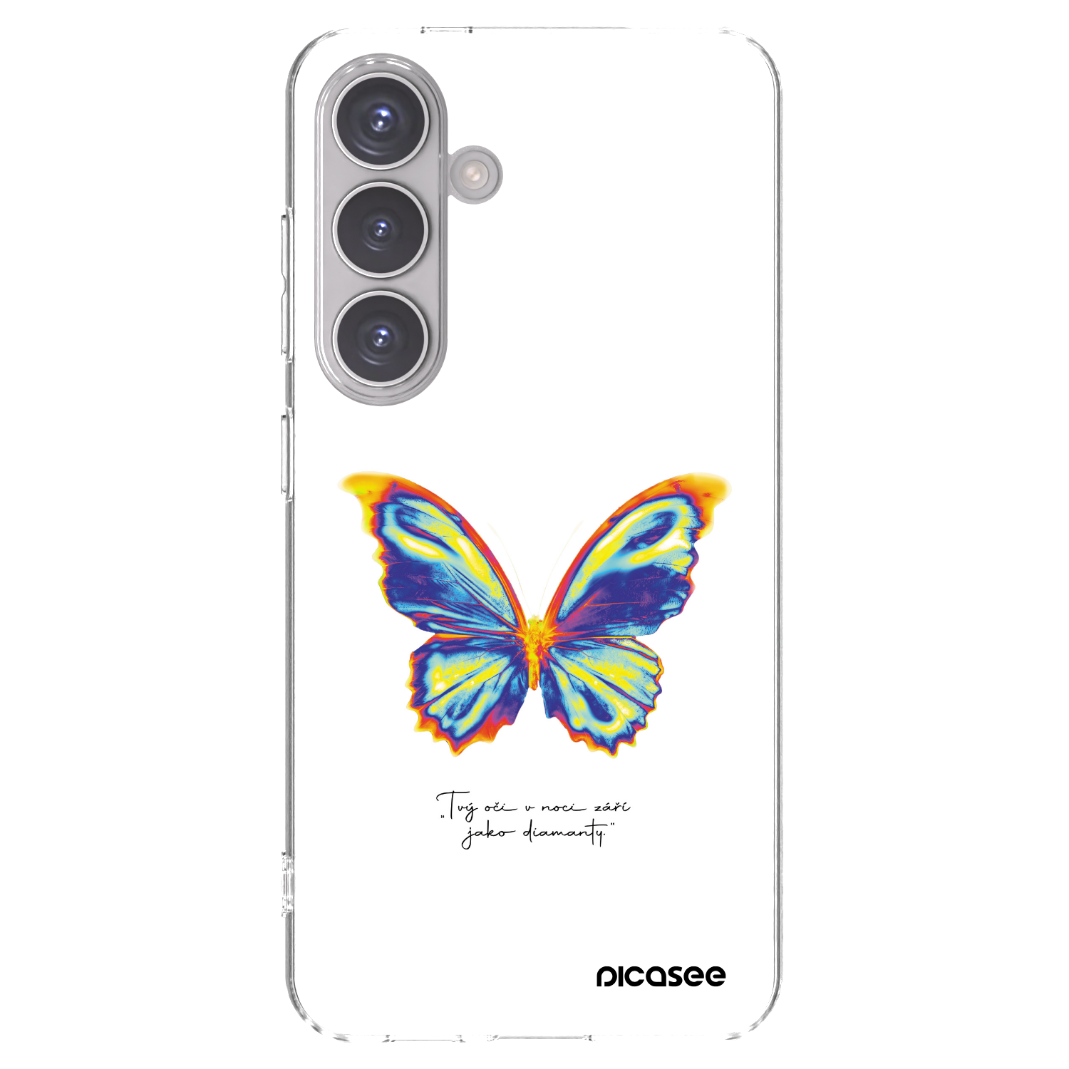 Picasee διαφανής θήκη σιλικόνης Samsung Galaxy S24 S921B 5G - Diamanty White