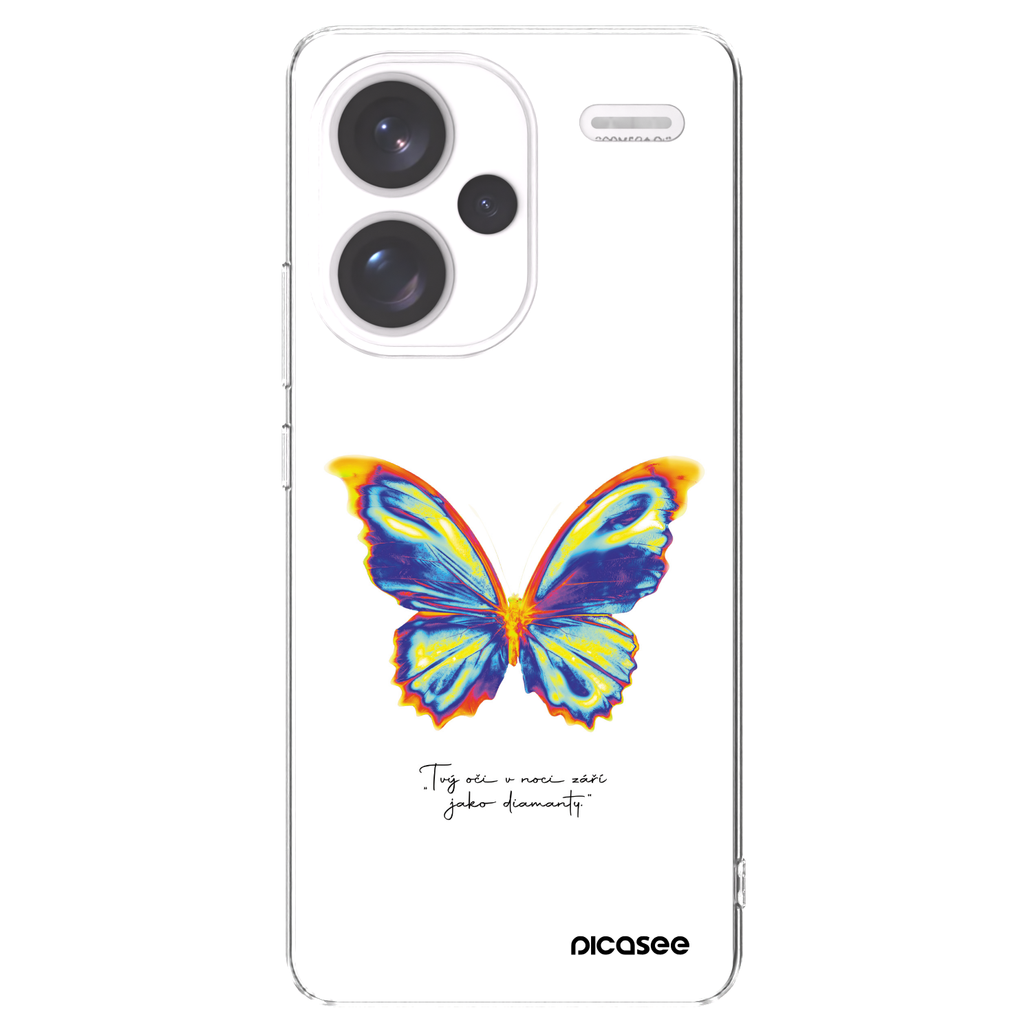 Picasee διαφανής θήκη σιλικόνης Xiaomi Redmi Note 13 Pro+ 5G - Diamanty White