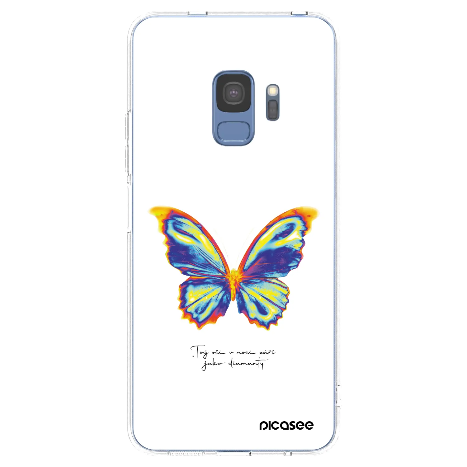 Picasee διαφανής θήκη σιλικόνης Samsung Galaxy S9 G960F - Diamanty White