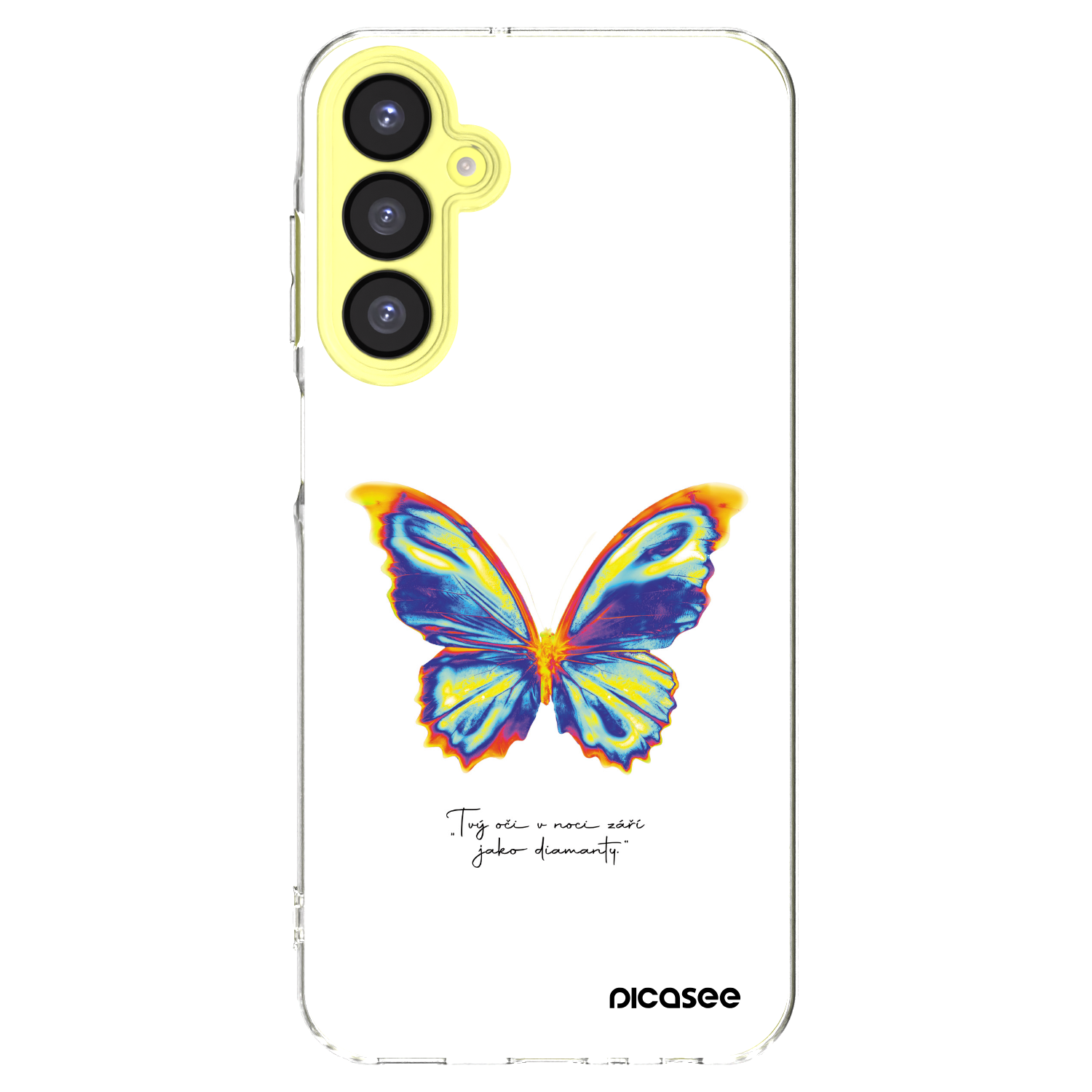 Picasee διαφανής θήκη σιλικόνης Samsung Galaxy A25 A256B 5G - Diamanty White