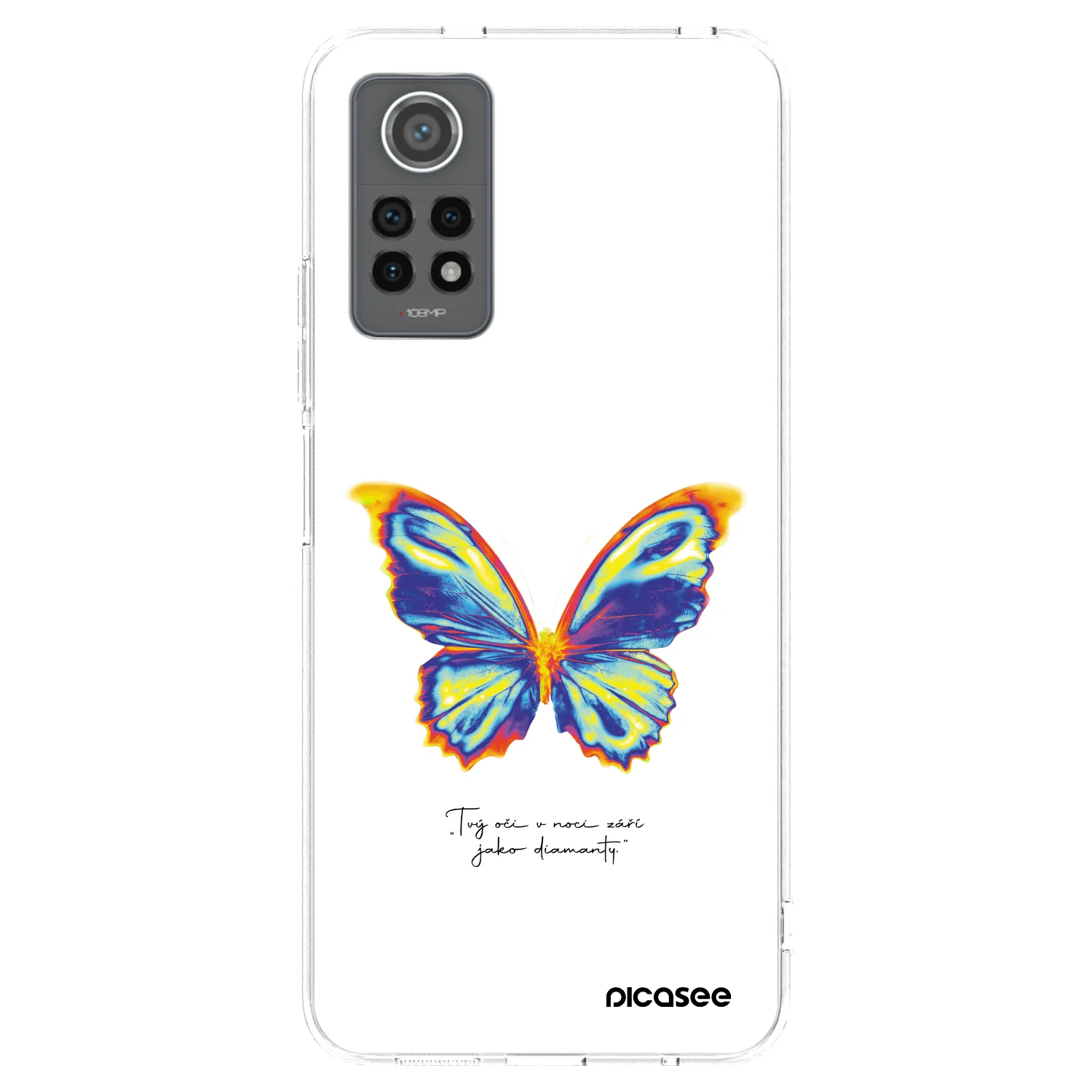 Picasee διαφανής θήκη σιλικόνης Xiaomi Redmi Note 12 Pro 4G - Diamanty White