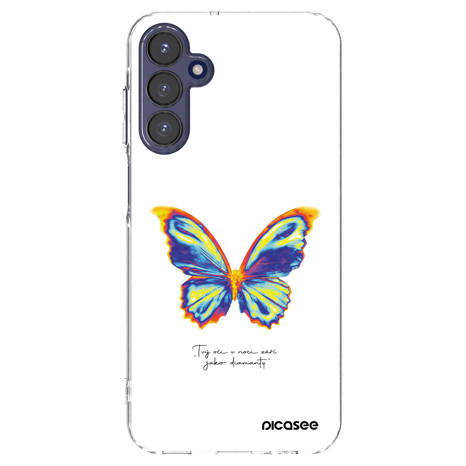 Picasee διαφανής θήκη σιλικόνης Samsung Galaxy A15 A155F 4G - Diamanty White