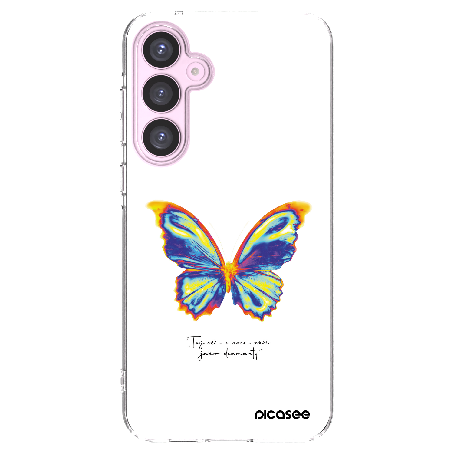 Picasee διαφανής θήκη σιλικόνης Samsung Galaxy A55 5G A556B - Diamanty White
