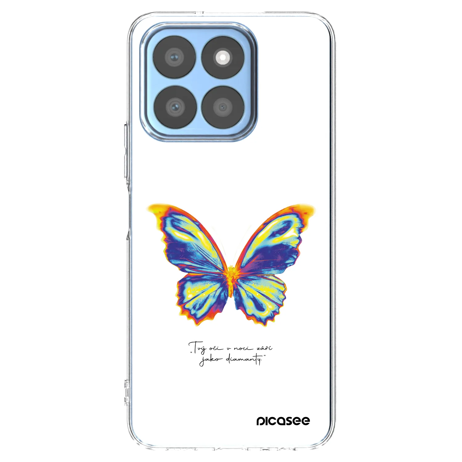 Picasee διαφανής θήκη σιλικόνης Honor X8b - Diamanty White