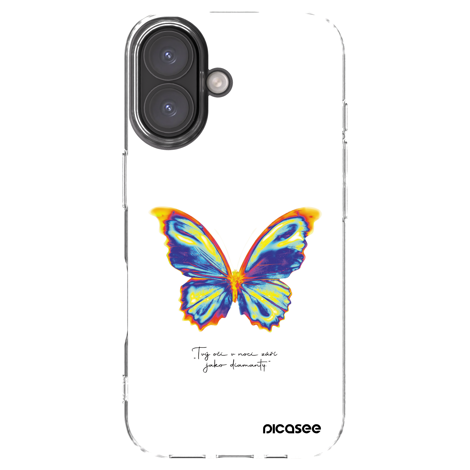 Picasee διαφανής θήκη σιλικόνης Apple iPhone 16 - Diamanty White