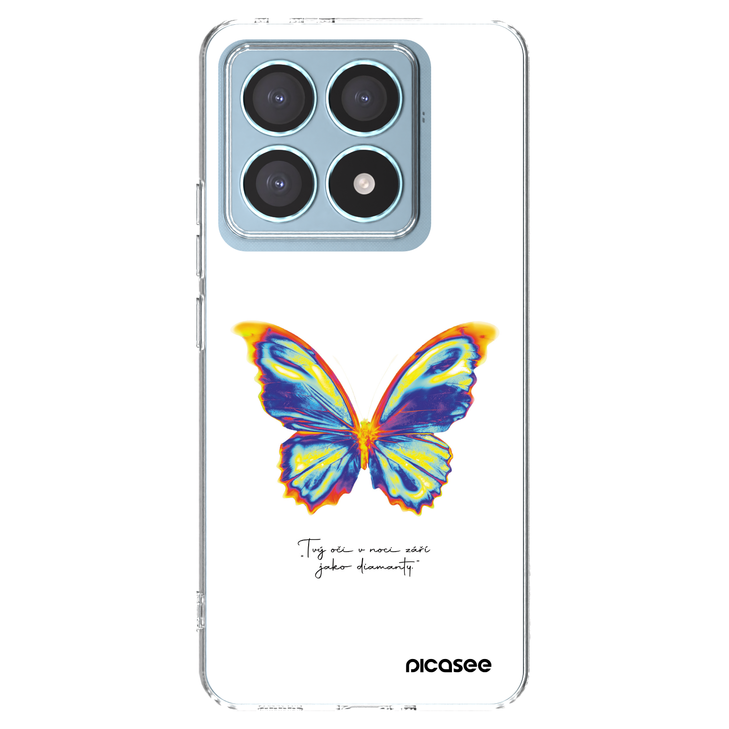 Picasee διαφανής θήκη σιλικόνης Xiaomi 14T Pro - Diamanty White