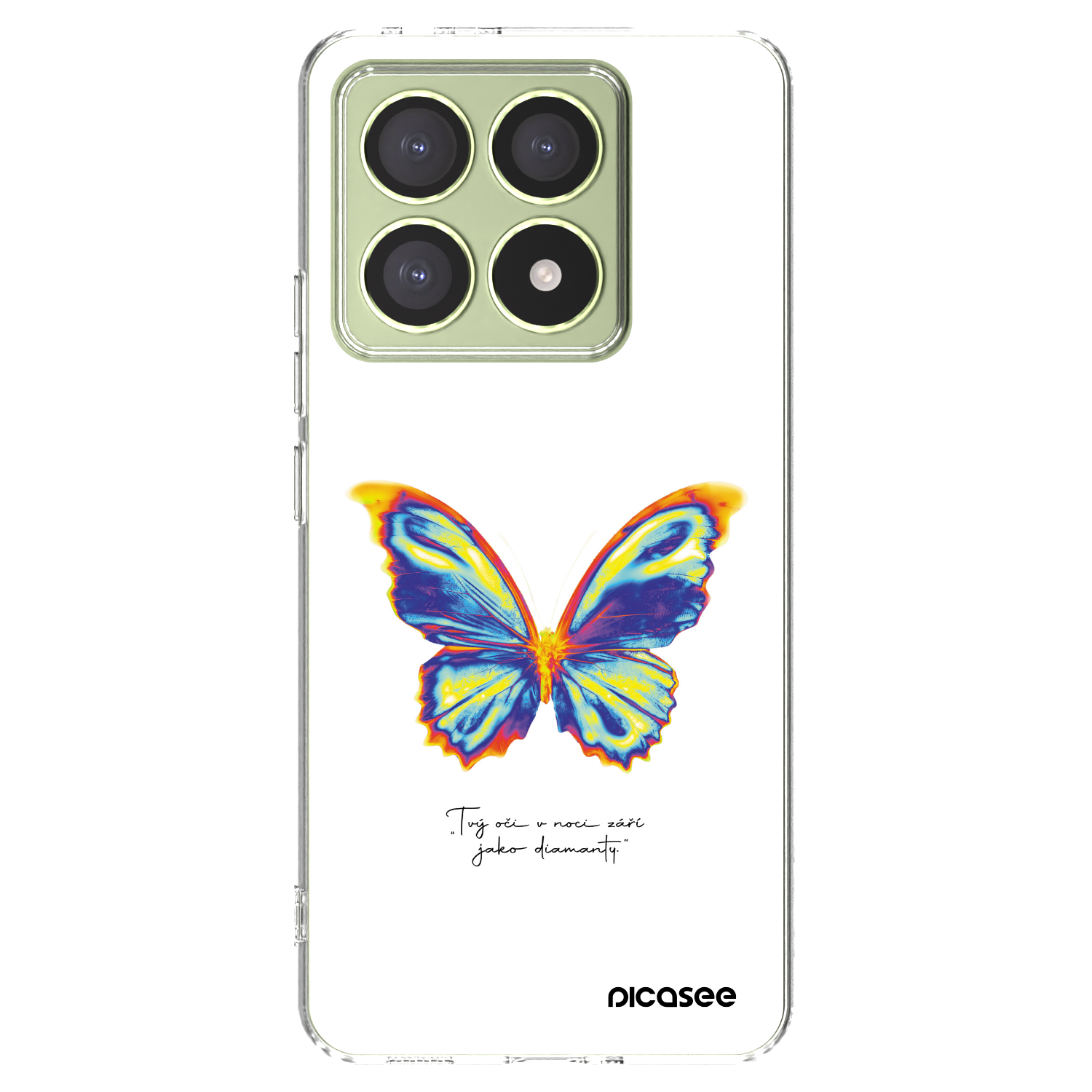 Picasee διαφανής θήκη σιλικόνης Xiaomi 14T - Diamanty White