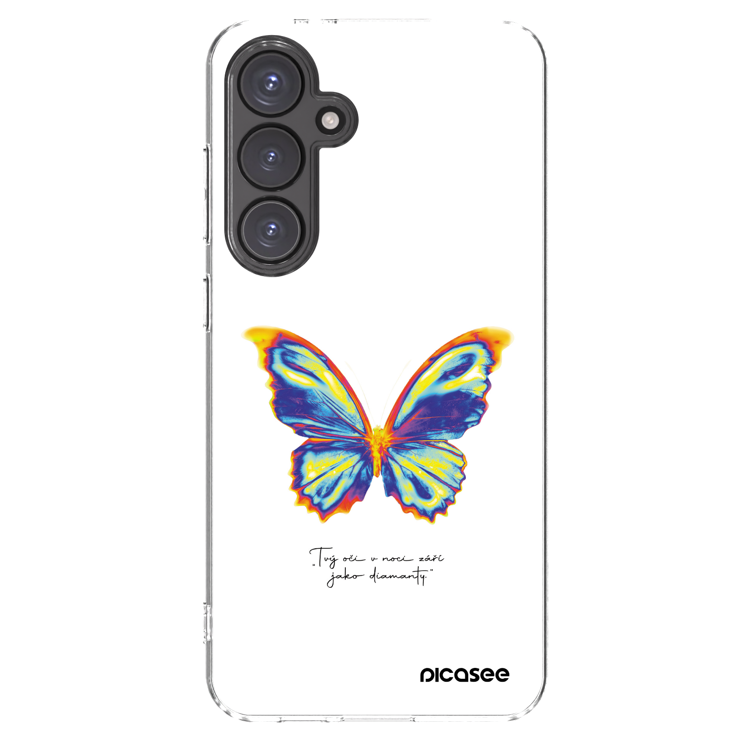 Picasee διαφανής θήκη σιλικόνης Samsung Galaxy S24 FE S721B - Diamanty White