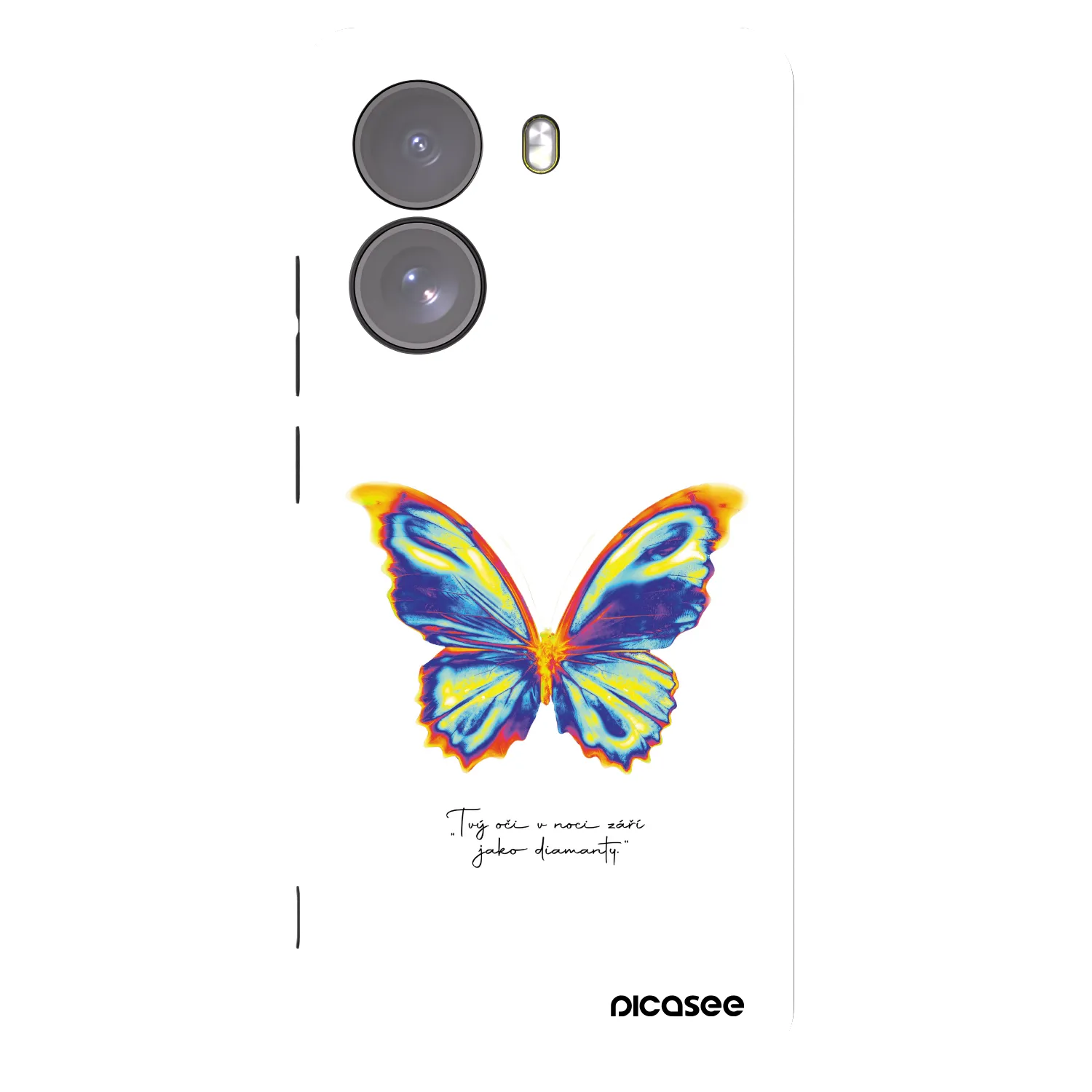 Picasee Μαύρη θήκη σιλικόνης για Xiaomi Poco X7 - Diamanty White