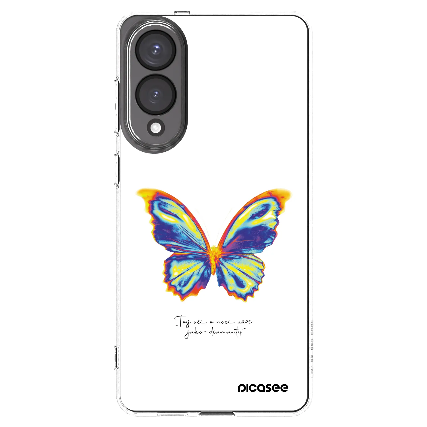 Picasee διαφανής θήκη σιλικόνης Samsung Galaxy S25 Edge 5G - Diamanty White