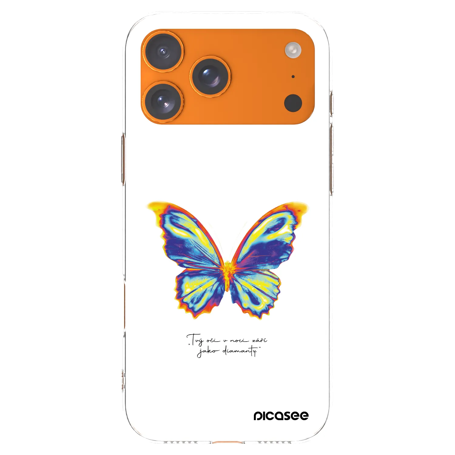 Picasee διαφανής θήκη σιλικόνης Apple iPhone 17 Pro Max - Diamanty White