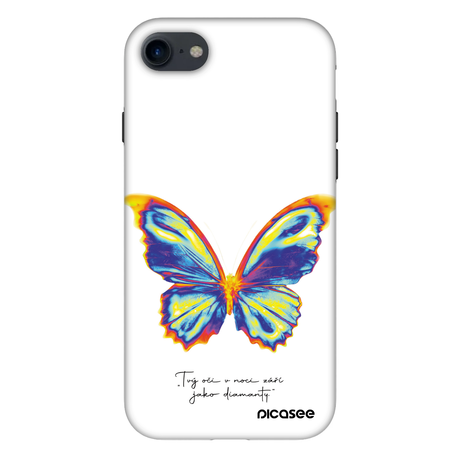 Picasee Fashion Case για Apple iPhone SE 2020 - Diamanty White