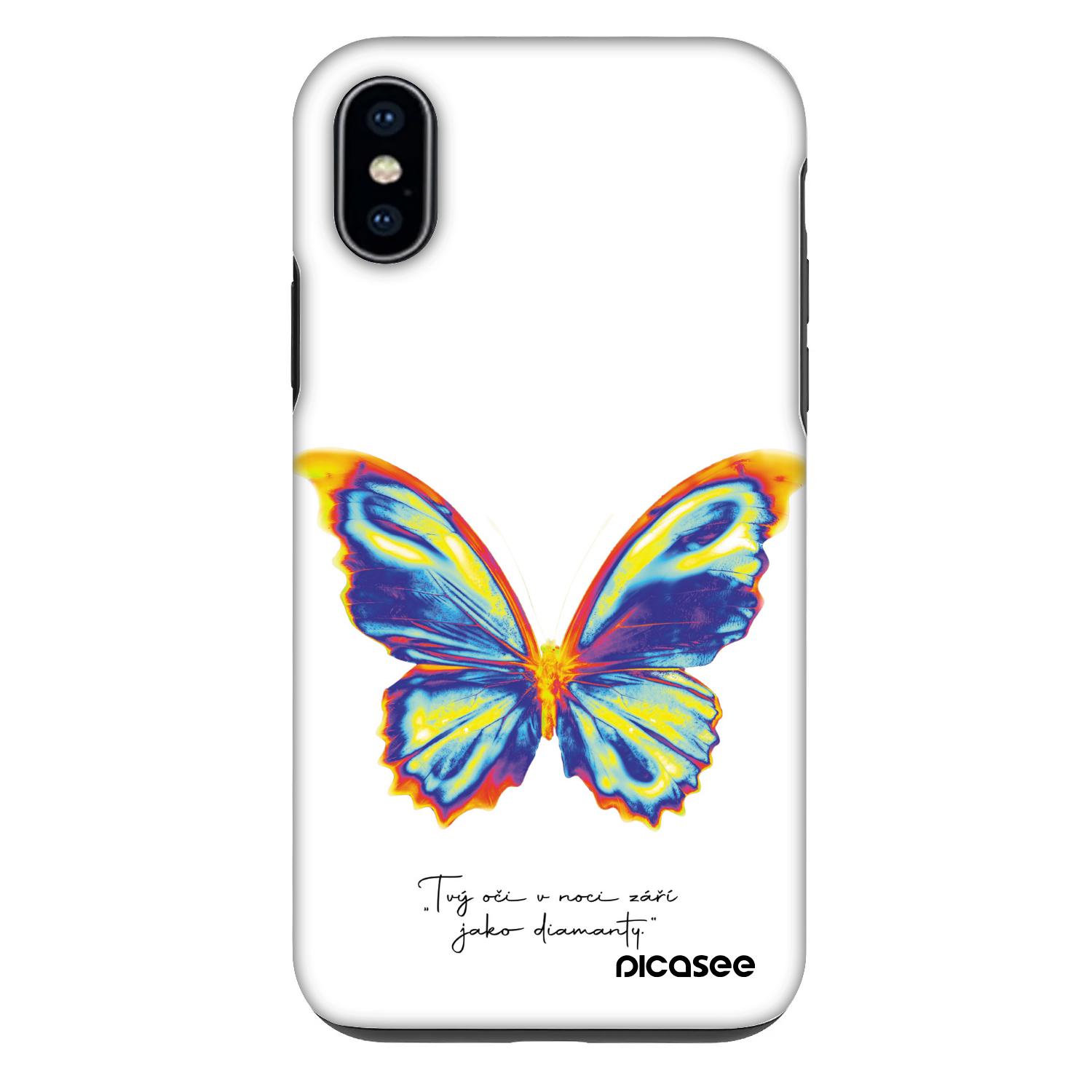 Picasee Fashion Case για Apple iPhone X/XS - Diamanty White