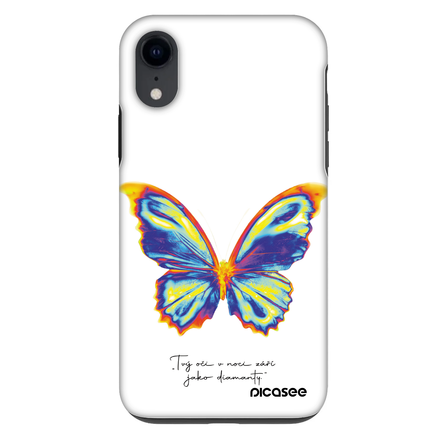 Picasee Fashion Case για Apple iPhone XR - Diamanty White