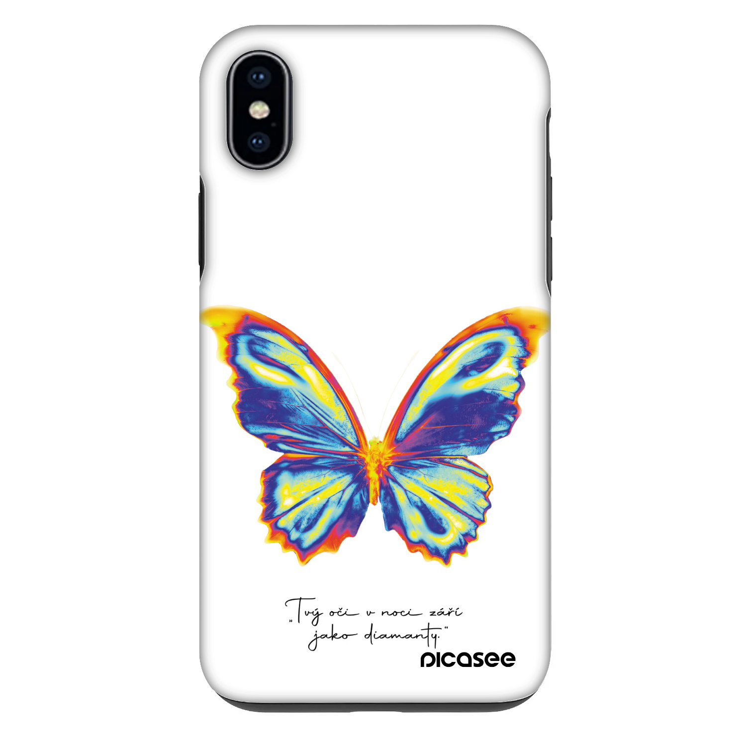 Picasee Fashion Case για Apple iPhone XS Max - Diamanty White