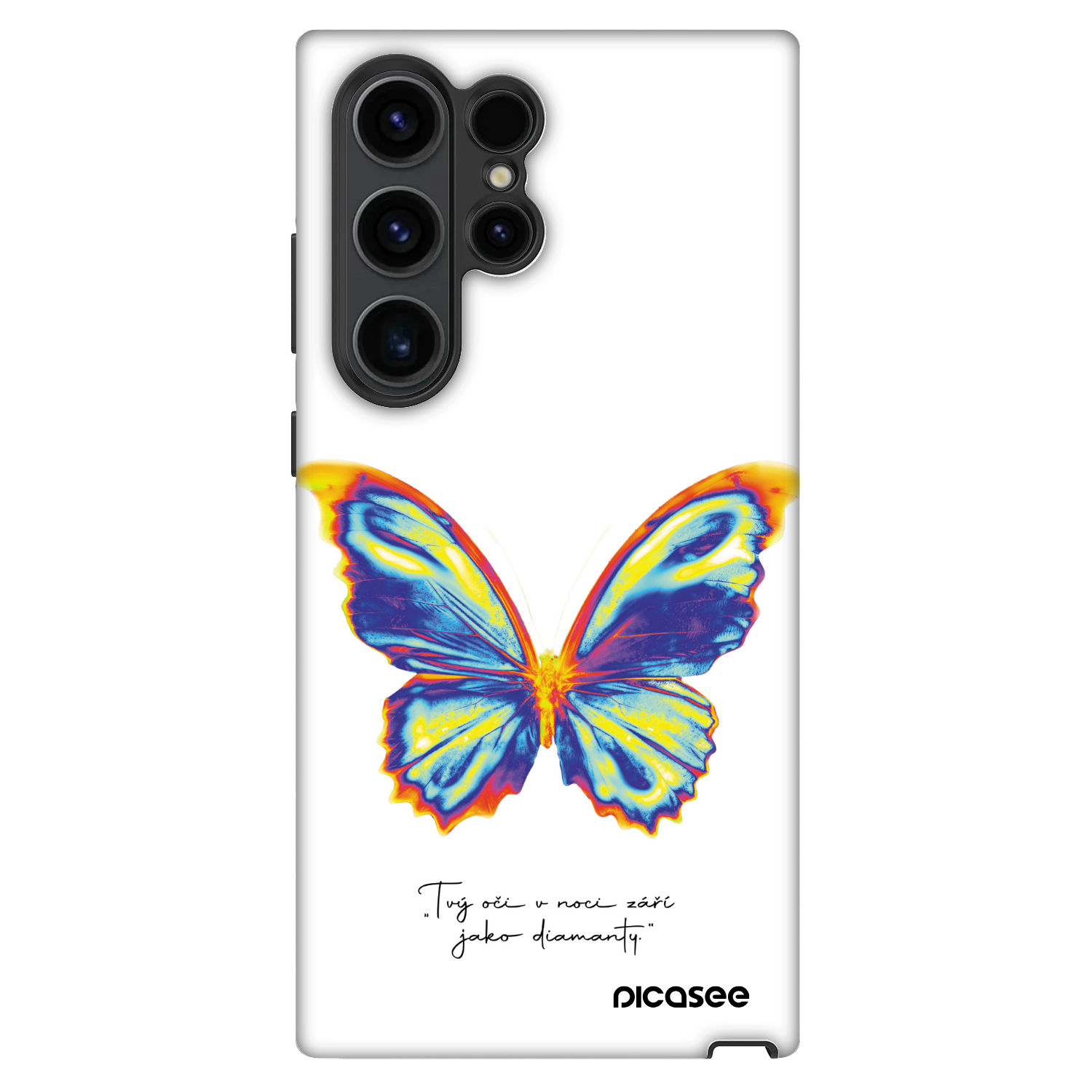 Picasee Fashion Case για Samsung Galaxy S23 Ultra 5G - Diamanty White