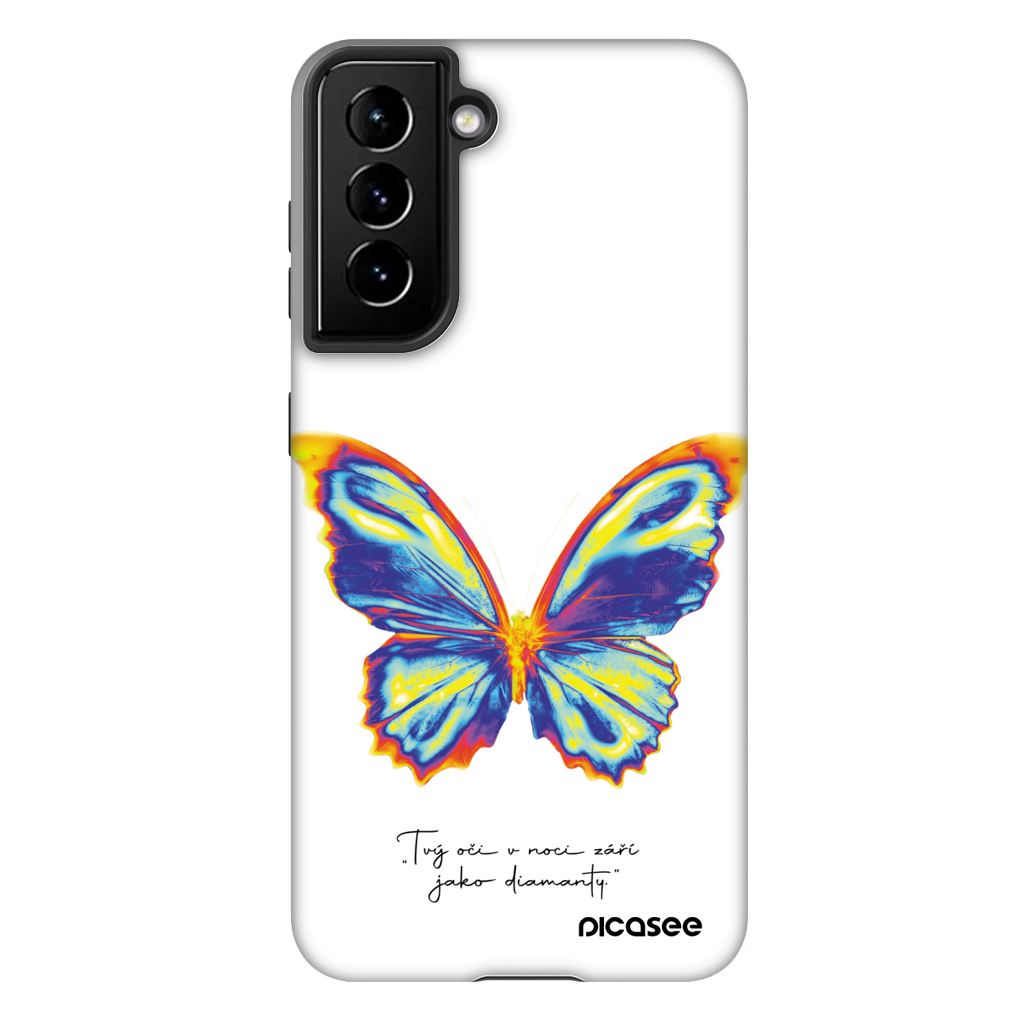 Picasee Fashion Case για Samsung Galaxy S22 5G - Diamanty White