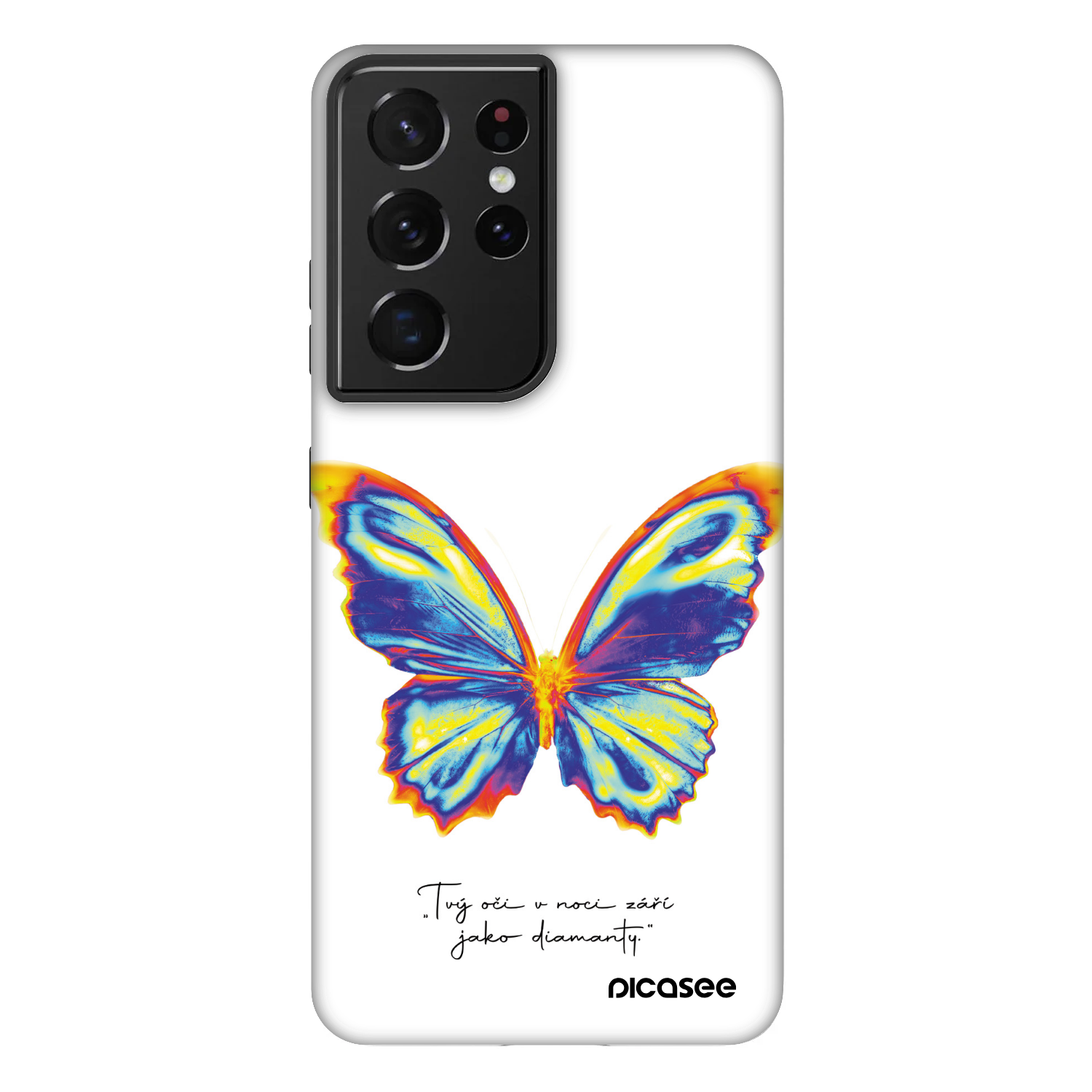Picasee Fashion Case για Samsung Galaxy S21 Ultra 5G G998B - Diamanty White
