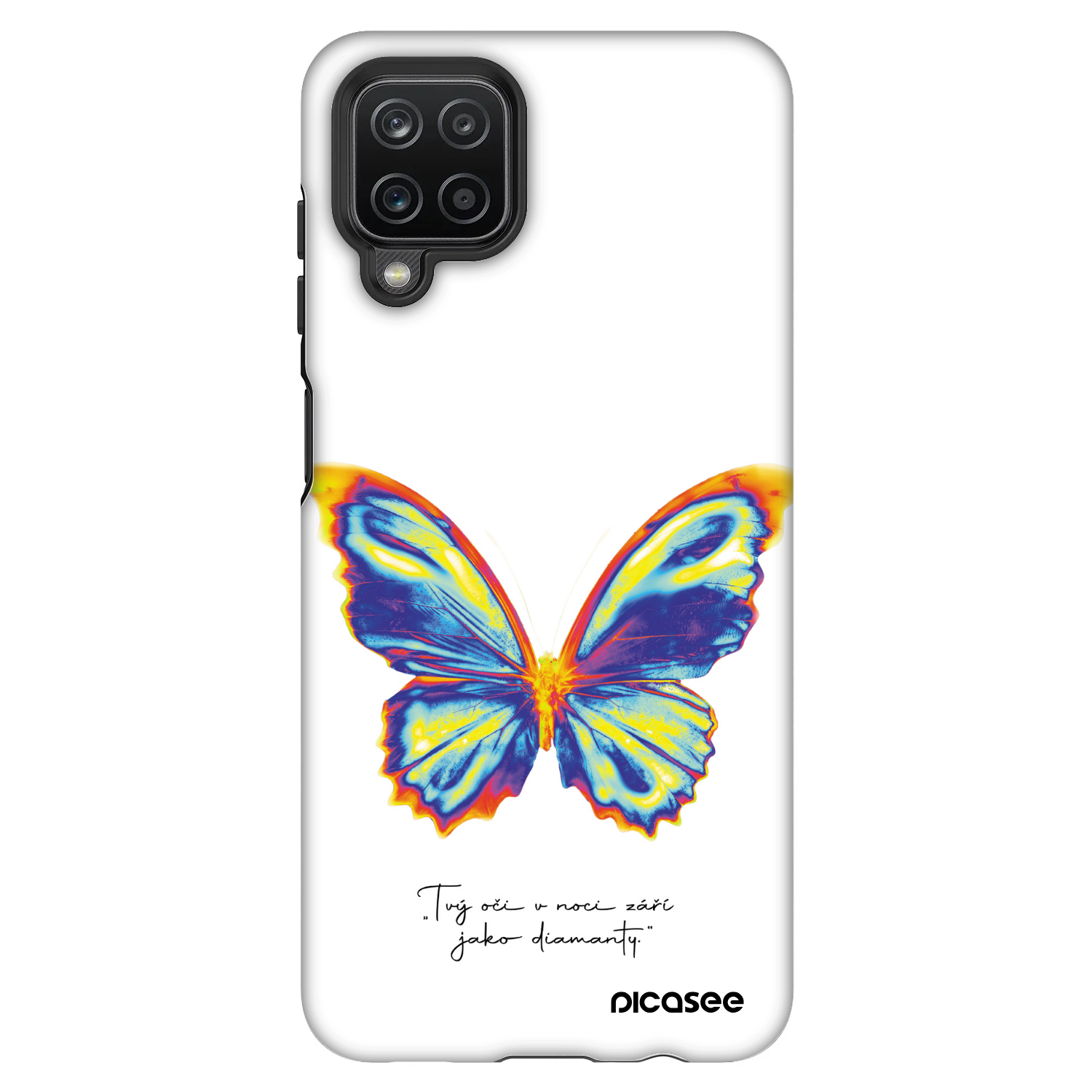 Picasee Fashion Case για Samsung Galaxy A12 A125F - Diamanty White