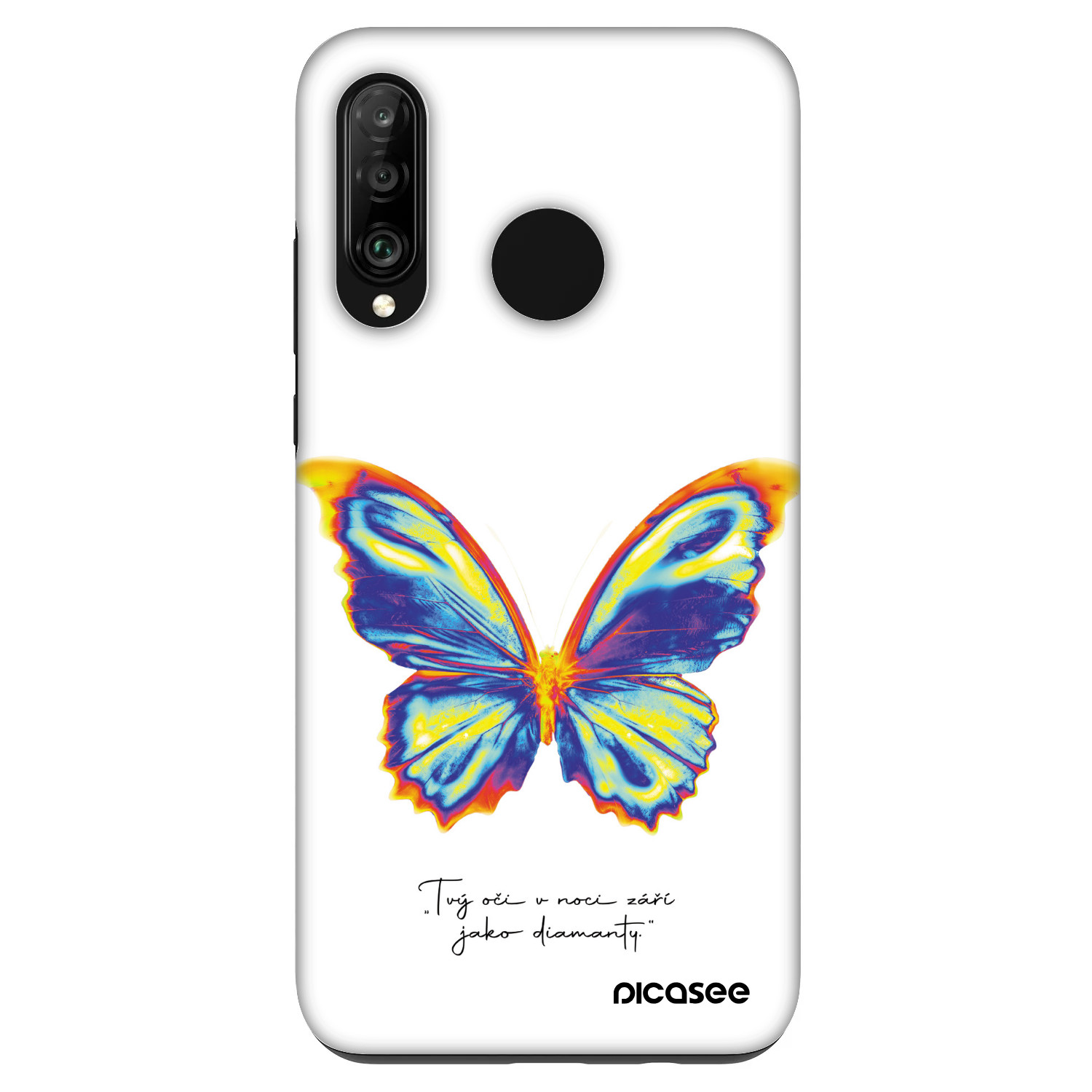Picasee Fashion Case για Huawei P30 Lite - Diamanty White