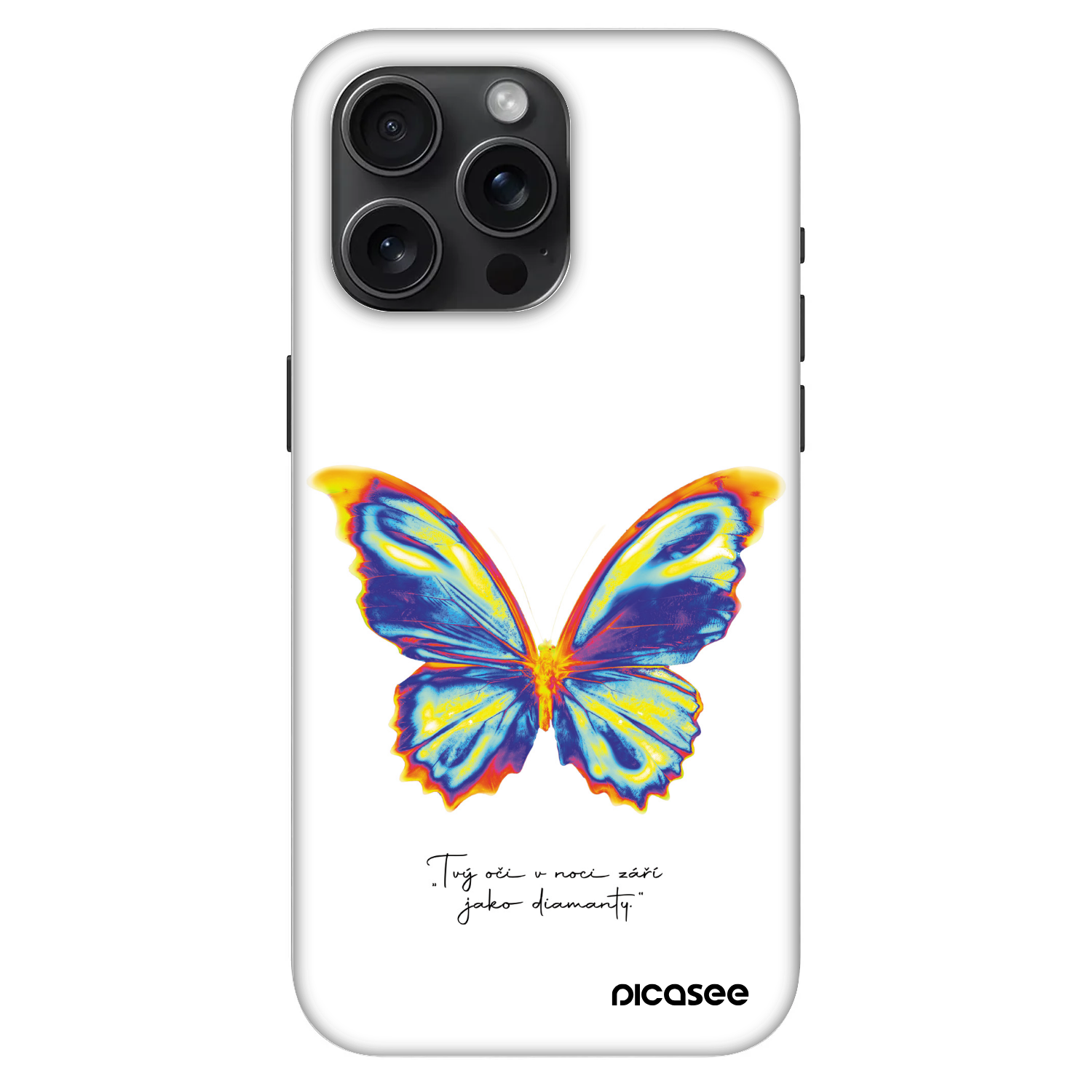 Picasee Fashion Case MagSafe για Apple iPhone 15 Pro Max - Diamanty White