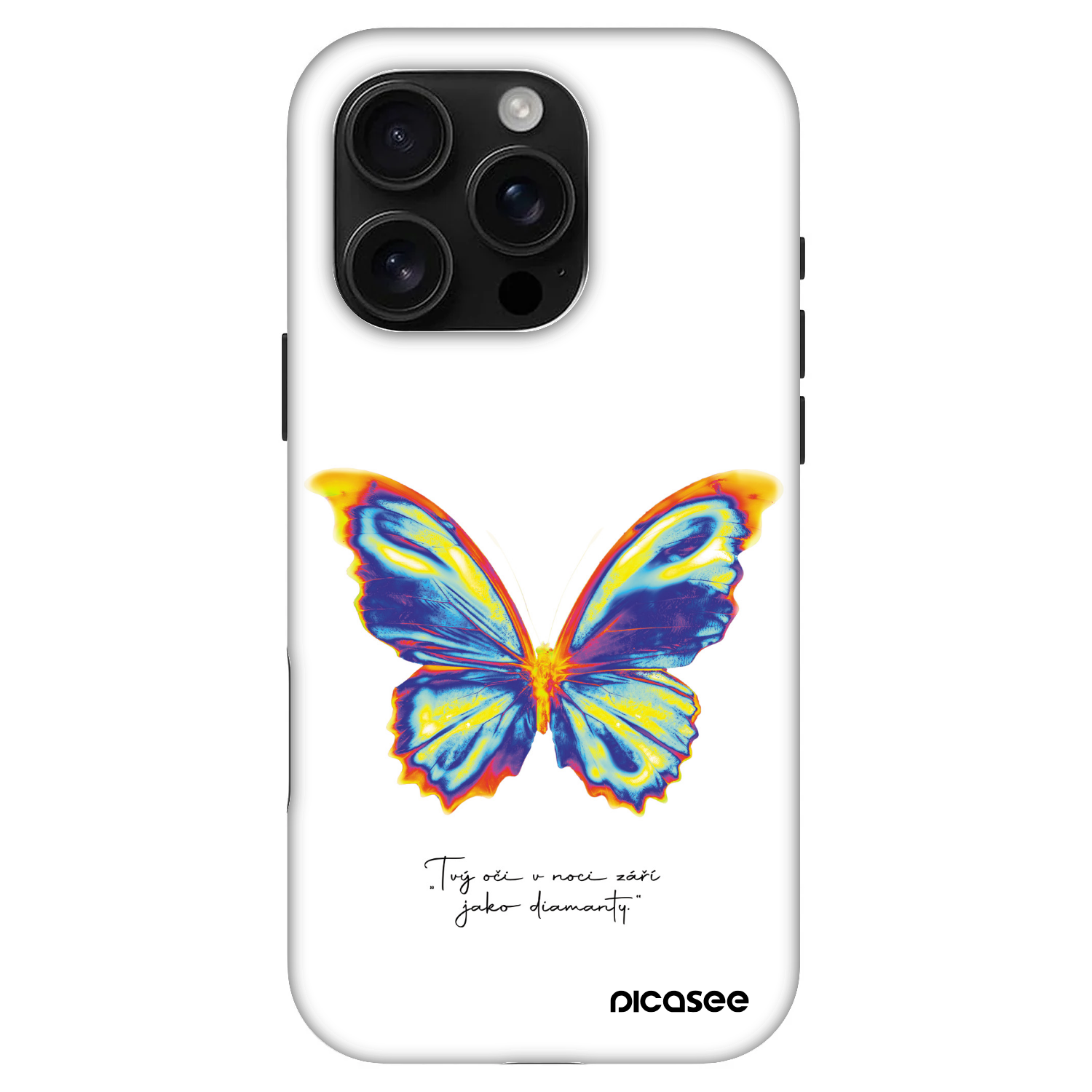 Picasee Fashion Case MagSafe για Apple iPhone 16 Pro - Diamanty White