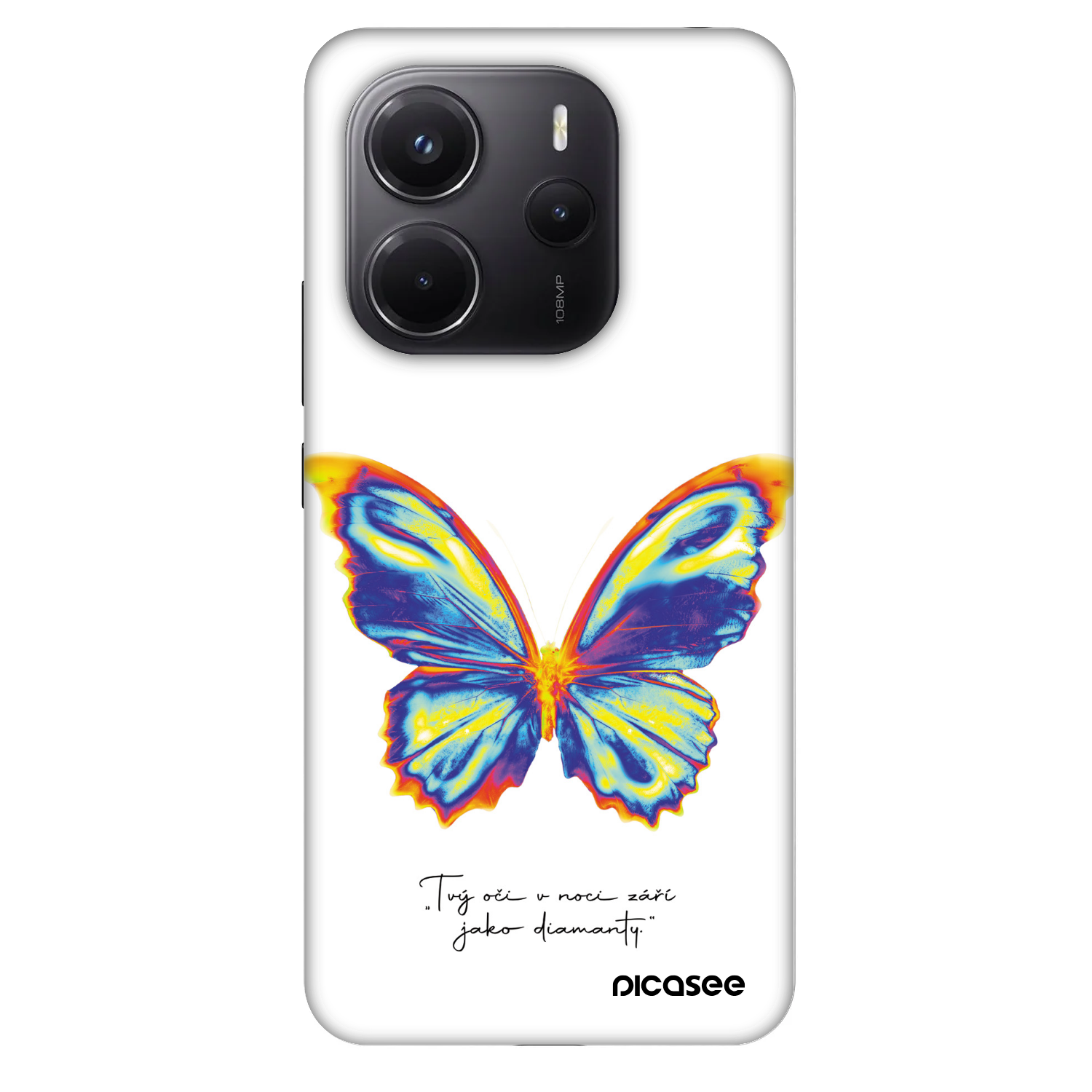 Picasee Fashion Case για Xiaomi Redmi Note 14 4G - Diamanty White