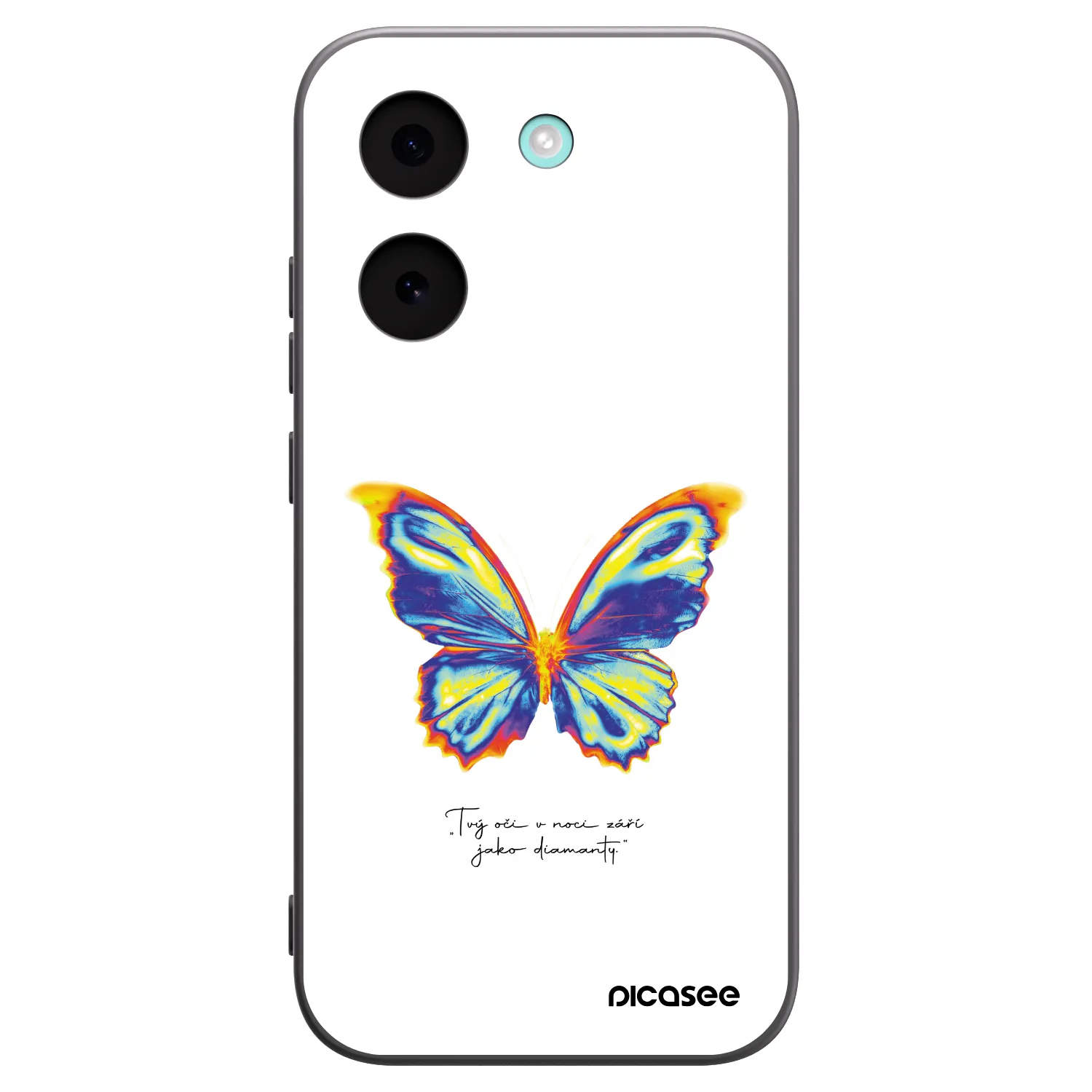Picasee Μαύρη θήκη σιλικόνης για Xiaomi Poco X8 Pro - Diamanty White