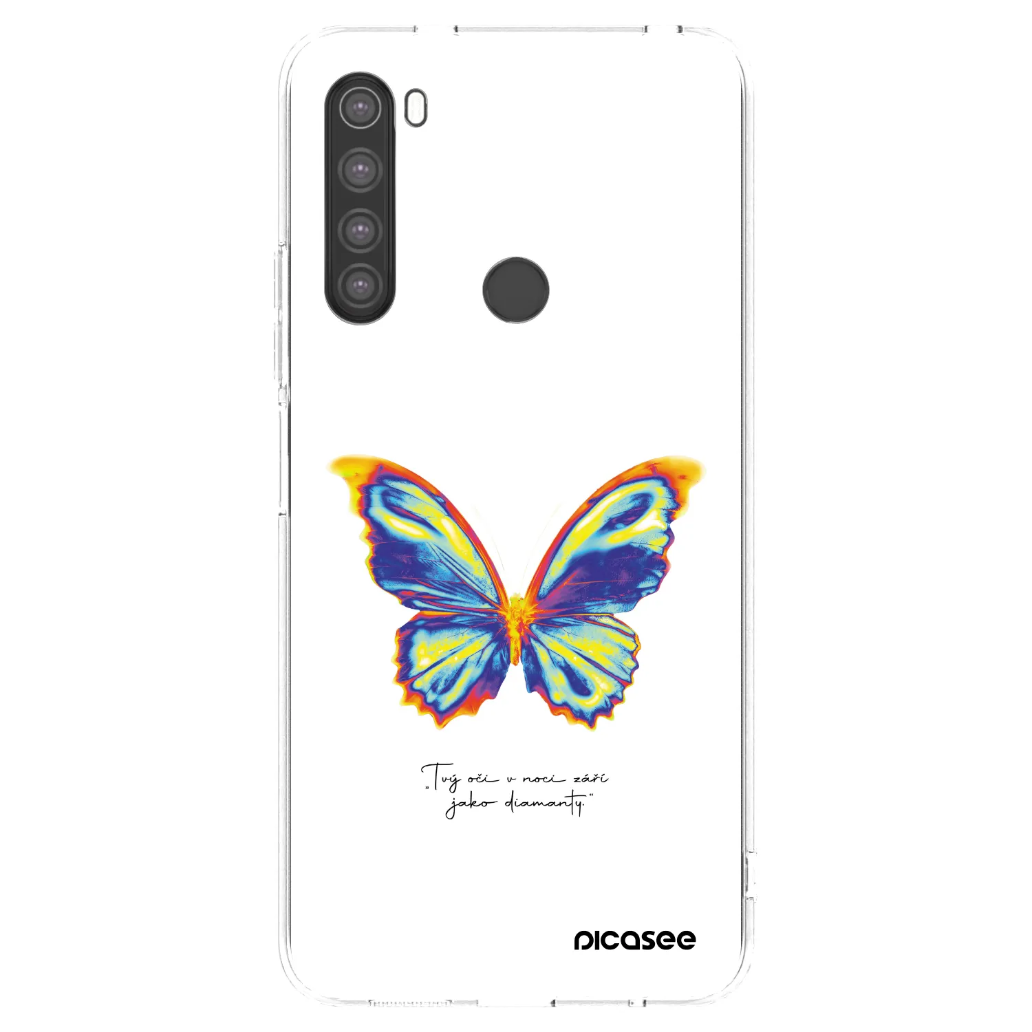 Picasee διαφανής θήκη σιλικόνης Xiaomi Redmi Note 8 - Diamanty White