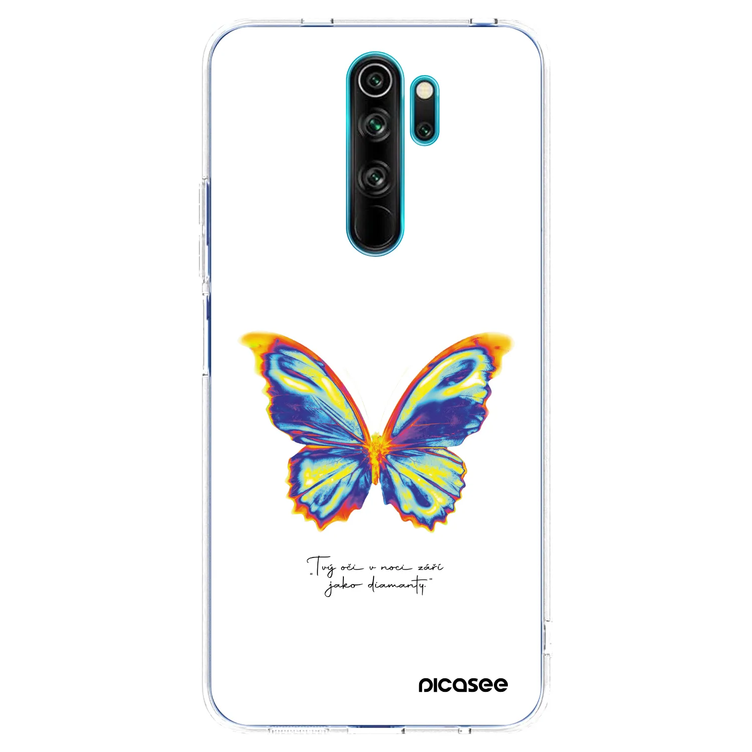 Picasee διαφανής θήκη σιλικόνης Xiaomi Redmi Note 8 Pro - Diamanty White
