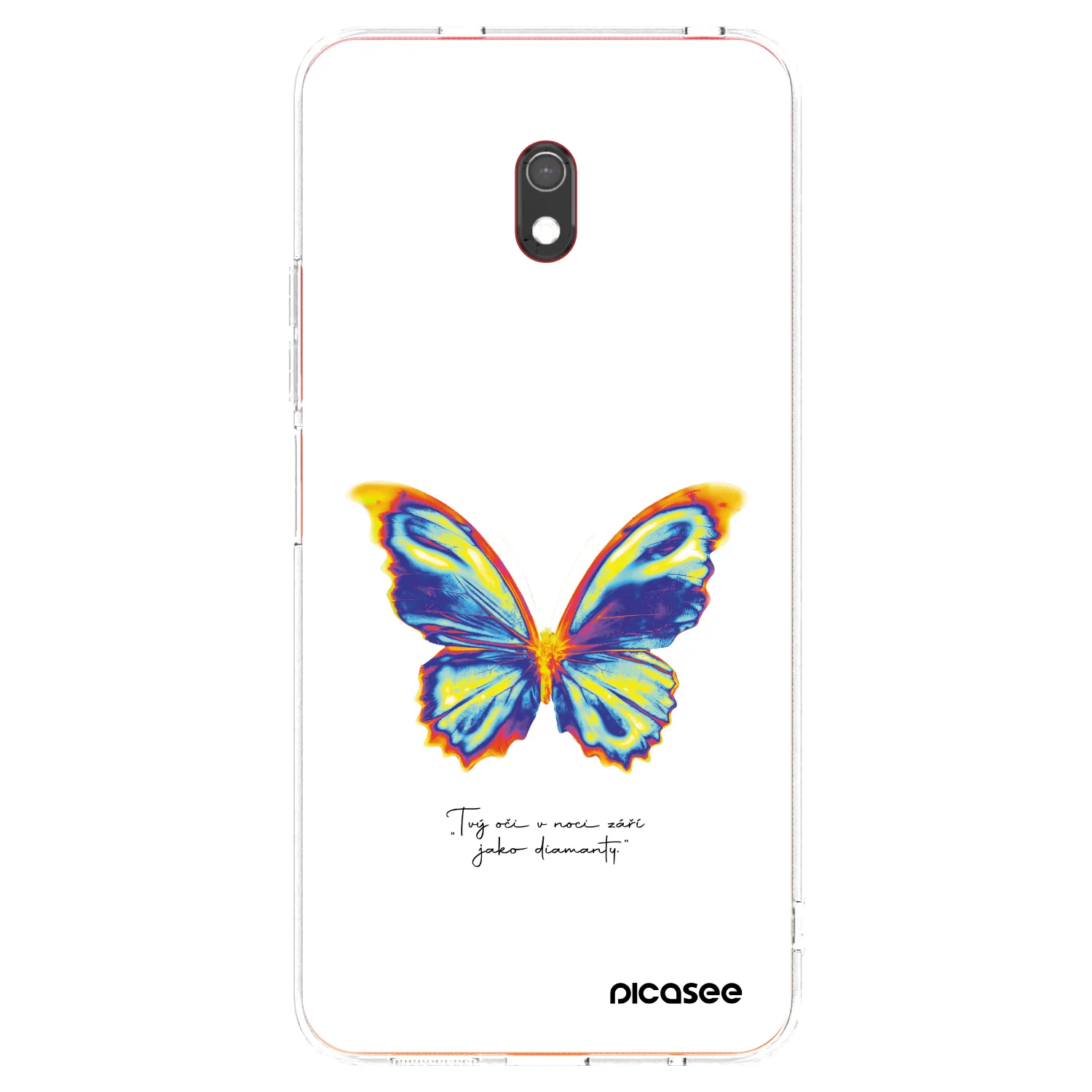 Picasee διαφανής θήκη σιλικόνης Xiaomi Redmi 8A - Diamanty White