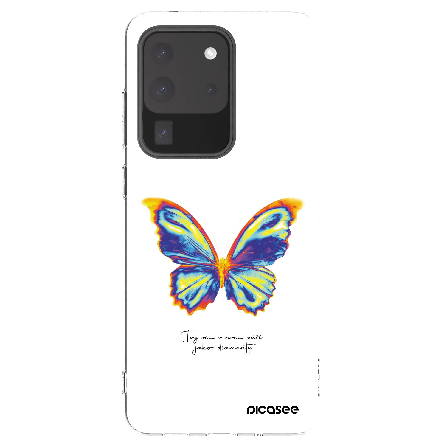 Picasee διαφανής θήκη σιλικόνης Samsung Galaxy S20 Ultra 5G G988F - Diamanty White