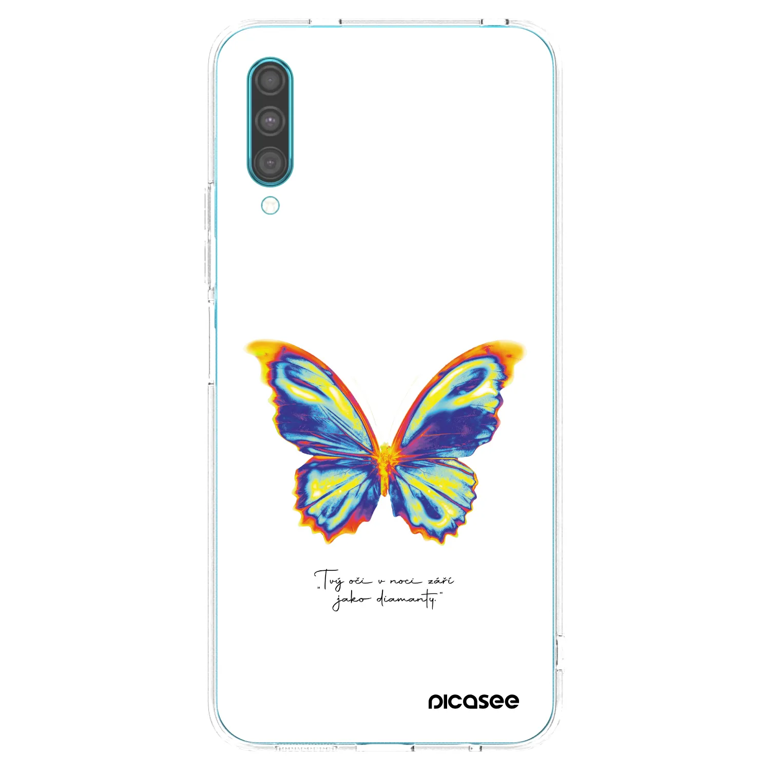 Picasee διαφανής θήκη σιλικόνης Samsung Galaxy A30s A307F - Diamanty White